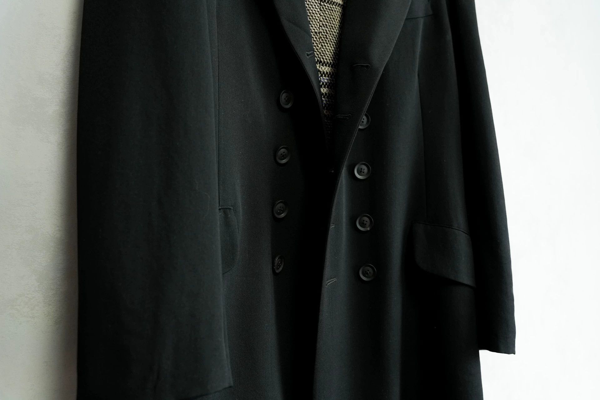 Yohji Yamamoto Yohji Yamamoto 20AW Double-Faced Check Fringe Coat 2-4 Size US M / EU 48-50 / 2 - 5 Thumbnail