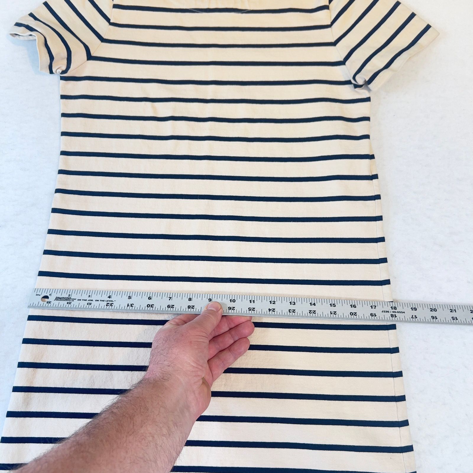 J.Crew j. Crew Factory Mini Dress Woman S Black White Stripe Cap Size S / US 4 / IT 40 - 8 Thumbnail