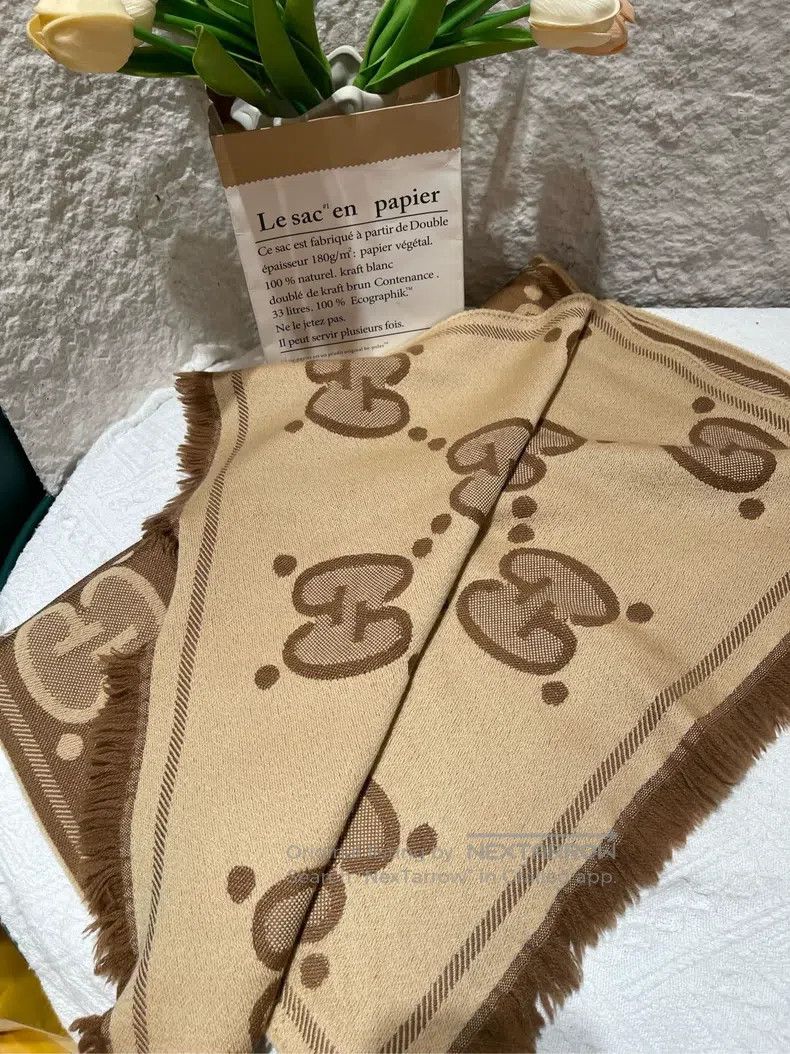 Gucci Gucci Cashmere scarf Size ONE SIZE - 4 Thumbnail