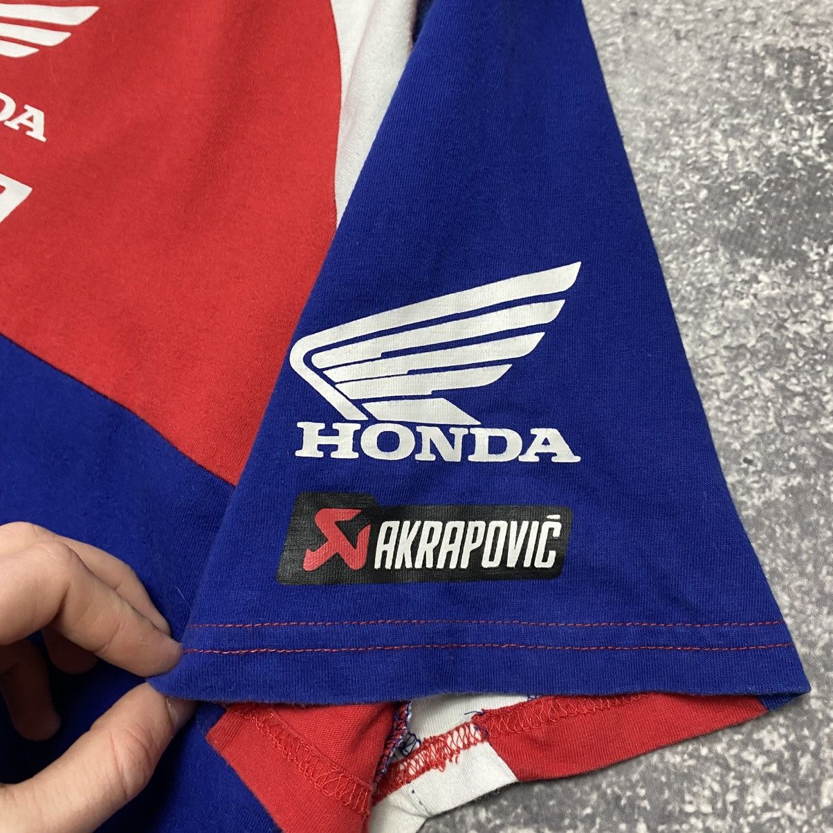 Honda Vintage Honda Racing Big Logo Many sponsors NASCAR tee Size US XXL / EU 58 / 5 - 6 Thumbnail