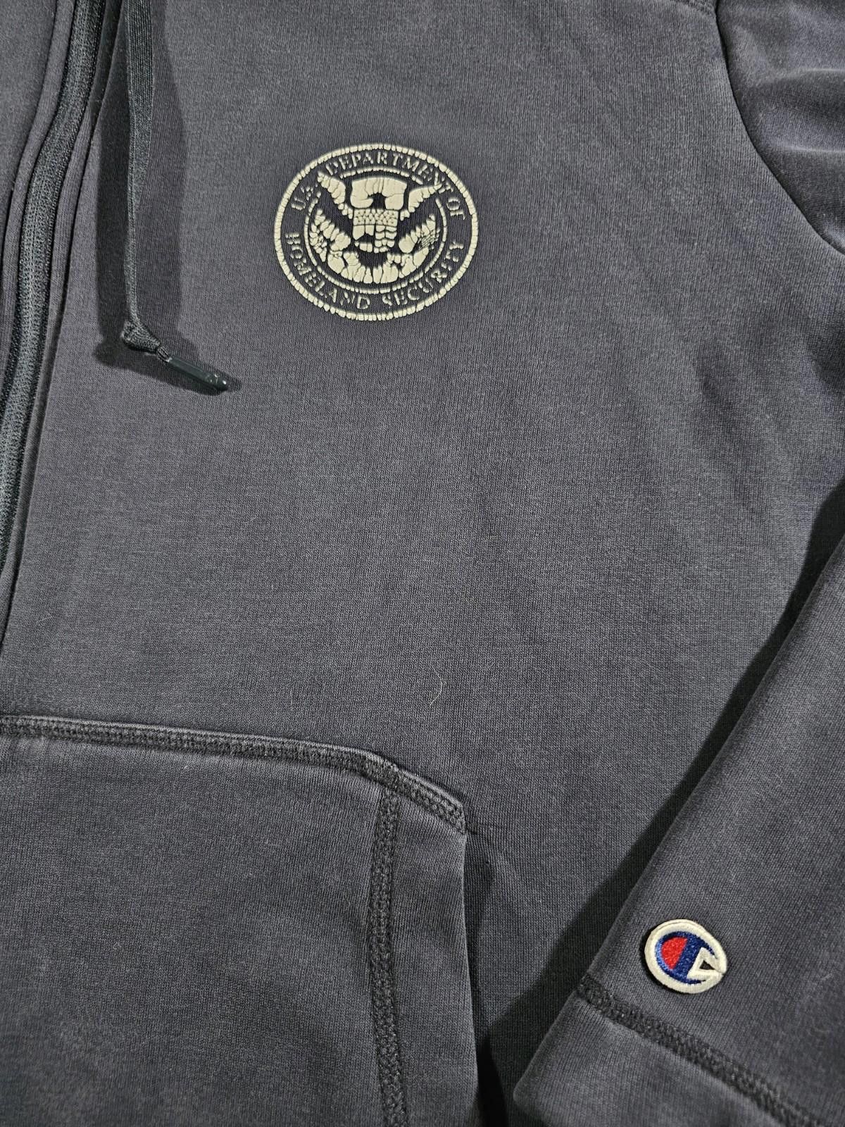 Champion Champion Authentic fullzip Dept Homeland Security hoodie L Size US L / EU 52-54 / 3 - 2 Thumbnail