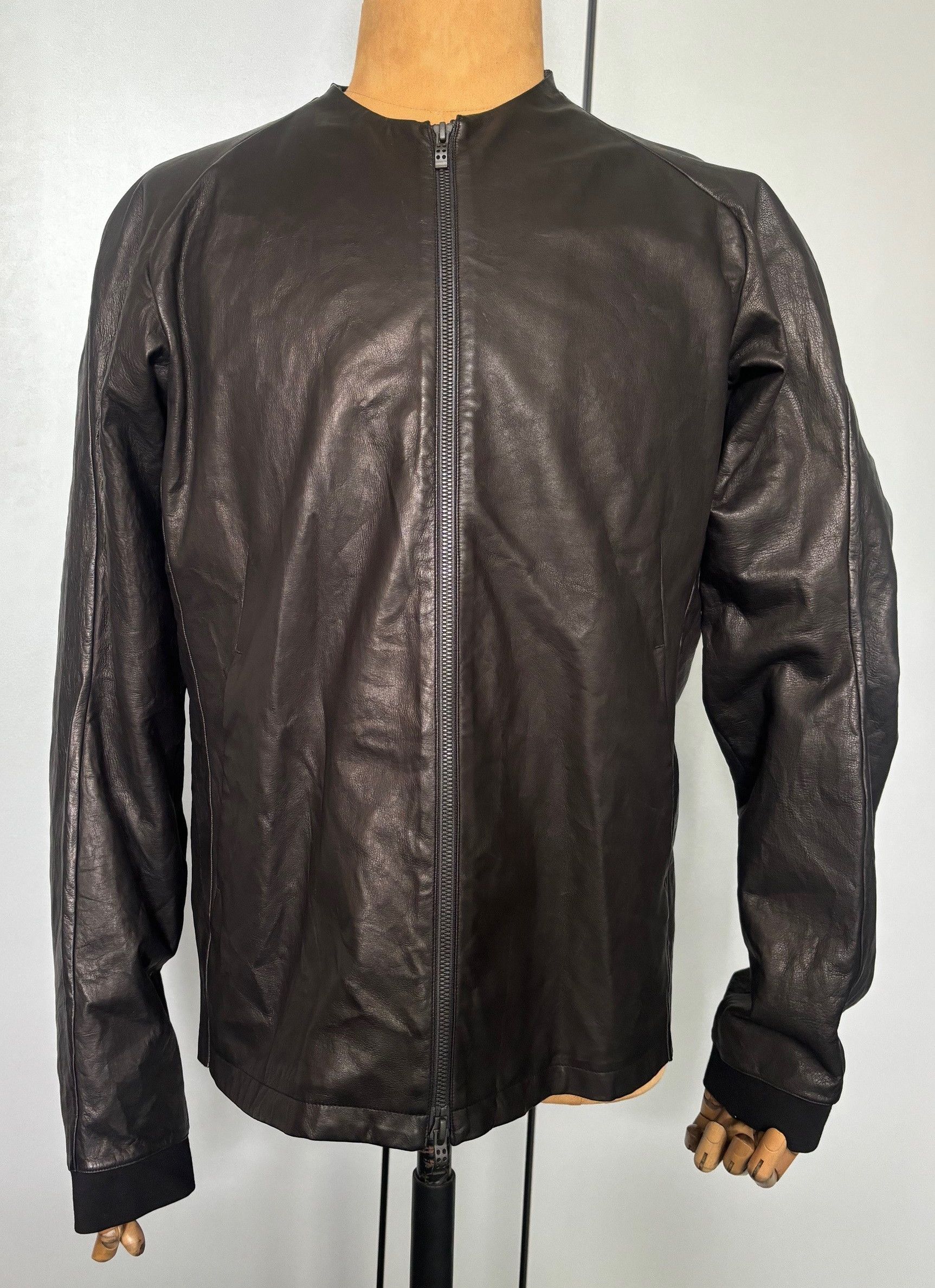 Devoa Deer leather hooded jacket | Grailed