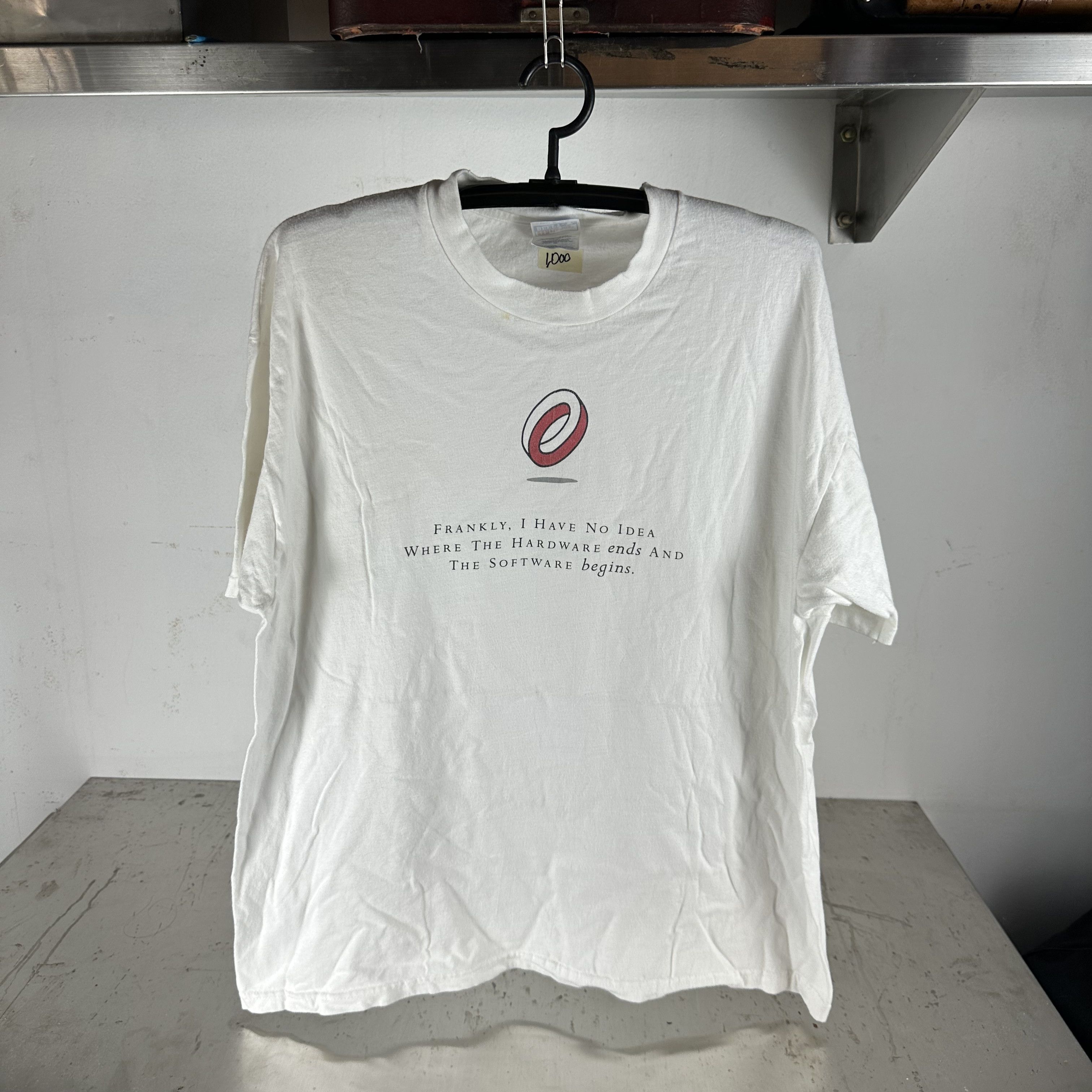 Vintage ​ 90s Compaq Software Just As We Intended Promo T-shirt Size US XL / EU 56 / 4 - 1 Thumbnail