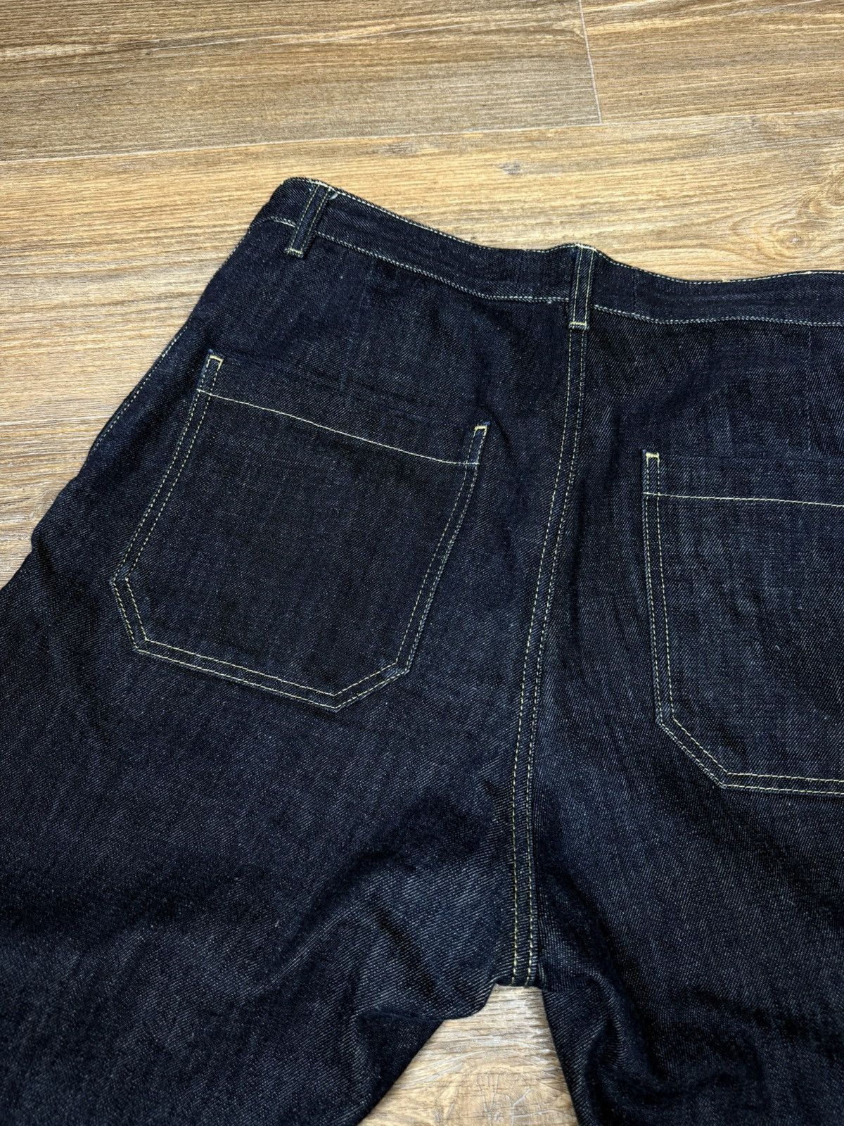 Studio Nicholson Studio Nicholson Bill SNM 102 Selvedge Blue Japanese Pants Size US 33 - 14 Thumbnail