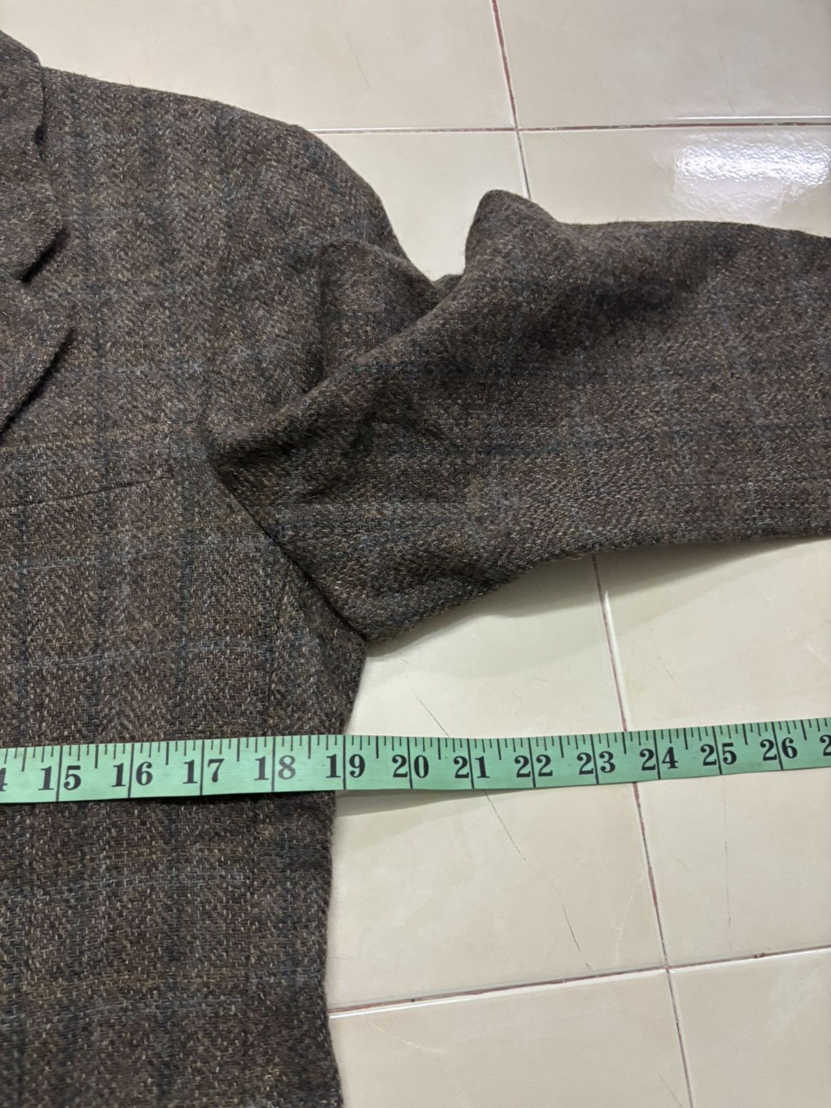 Calvin Klein VINTAGE CALVIN KLEIN WOOL PLAID BLAZER Size 34R - 7 Thumbnail