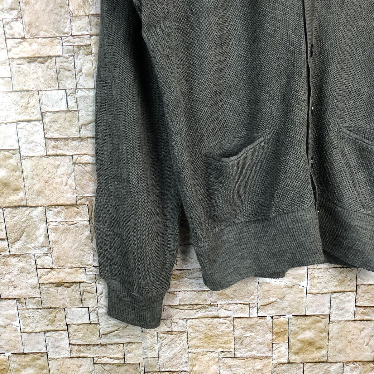 Japanese Brand Wayne Grey Cardigan Knitwear vintage japan #A271 Size US M / EU 48-50 / 2 - 7 Thumbnail
