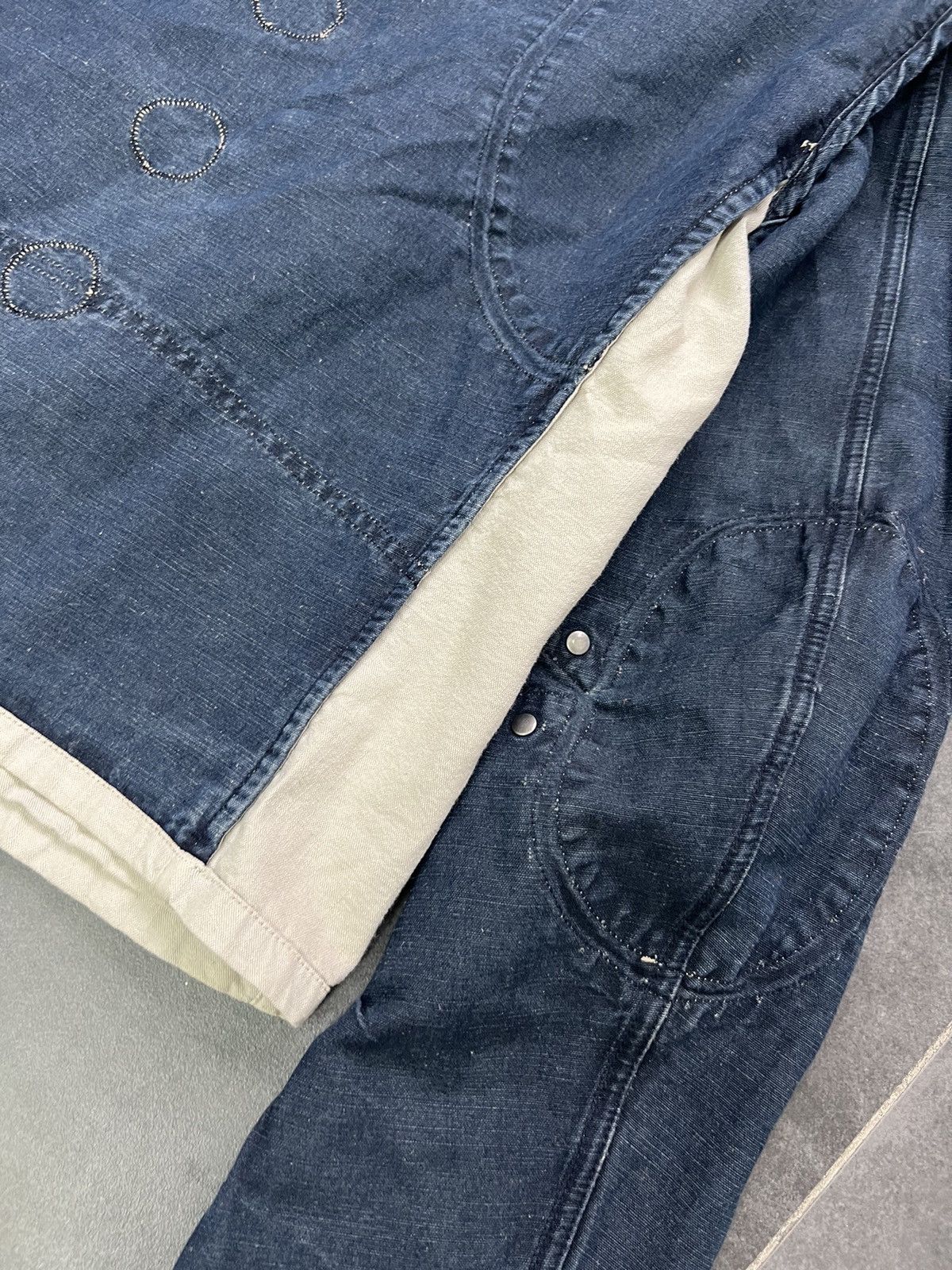 Emporio Armani Archive 2 sides Armani Jeans Vintage Hemp Denim Jacket Size US L / EU 52-54 / 3 - 19 Thumbnail