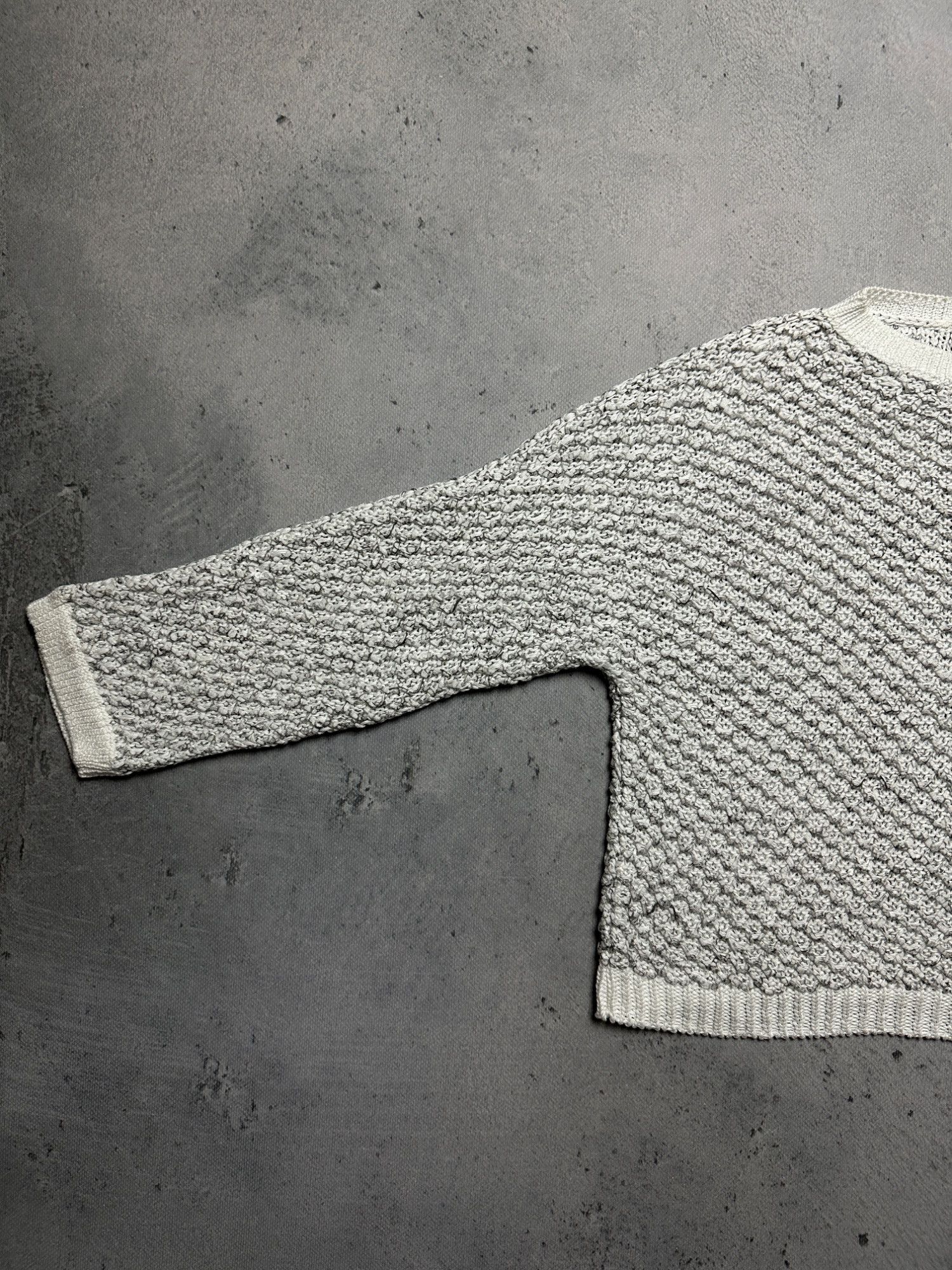 Fabiana Filippi Fabiana Filippi Luxury Ladies Ivory Textured Knit Sweater Size M / US 6-8 / IT 42-44 - 8 Thumbnail