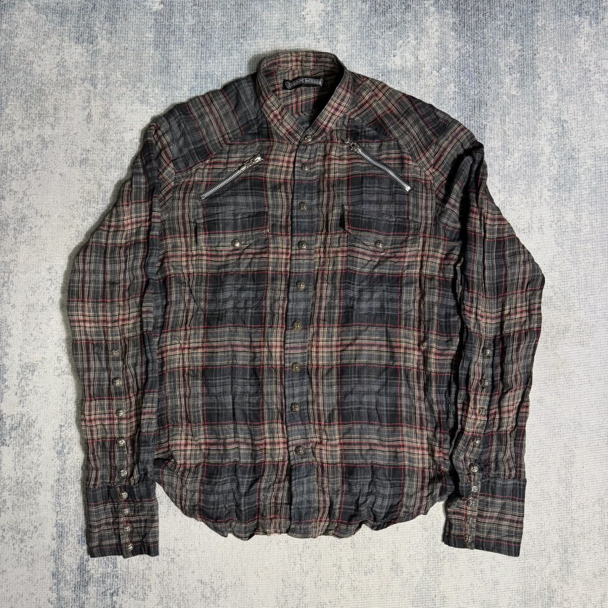 Chrome Hearts Chrome Hearts Easy Rider Flannel Shirt Size US S / EU 44-46 / 1 - 1 Thumbnail