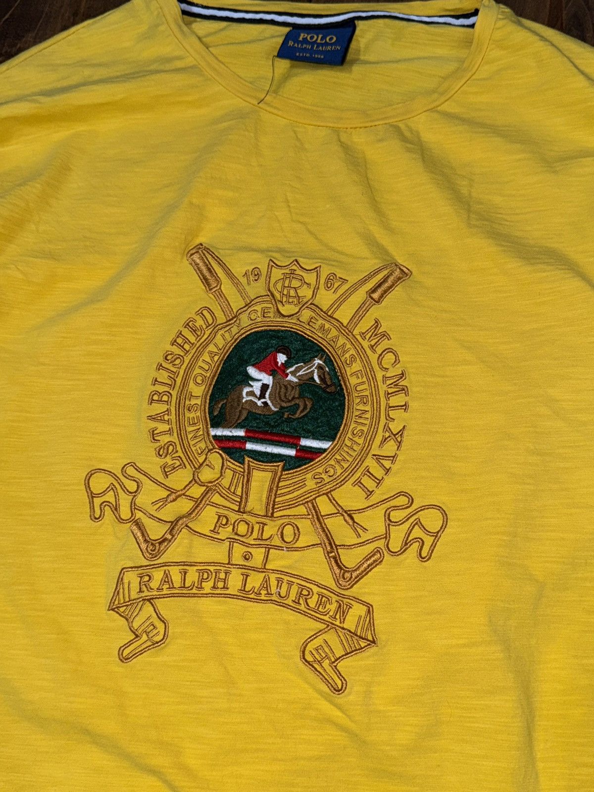 Polo Ralph Lauren × Vintage Vintage Polo Ralph Lauren Long Sleeve Tee Size US XL / EU 56 / 4 - 5 Thumbnail