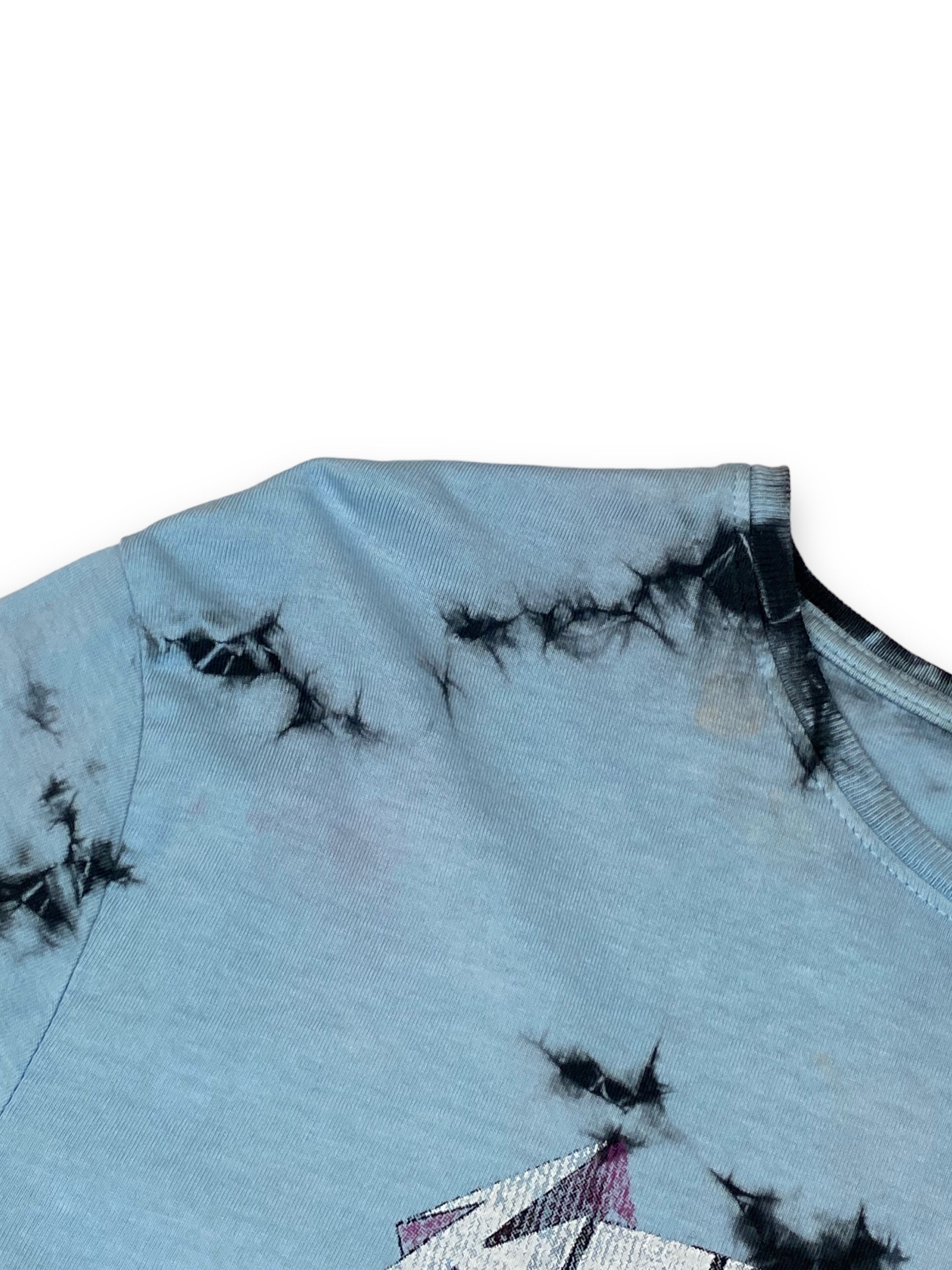 Metallica 2017 Metallica Crazy Dyed Big Logo Sky Blue T-Shirt M723 Size US M / EU 48-50 / 2 - 10 Thumbnail