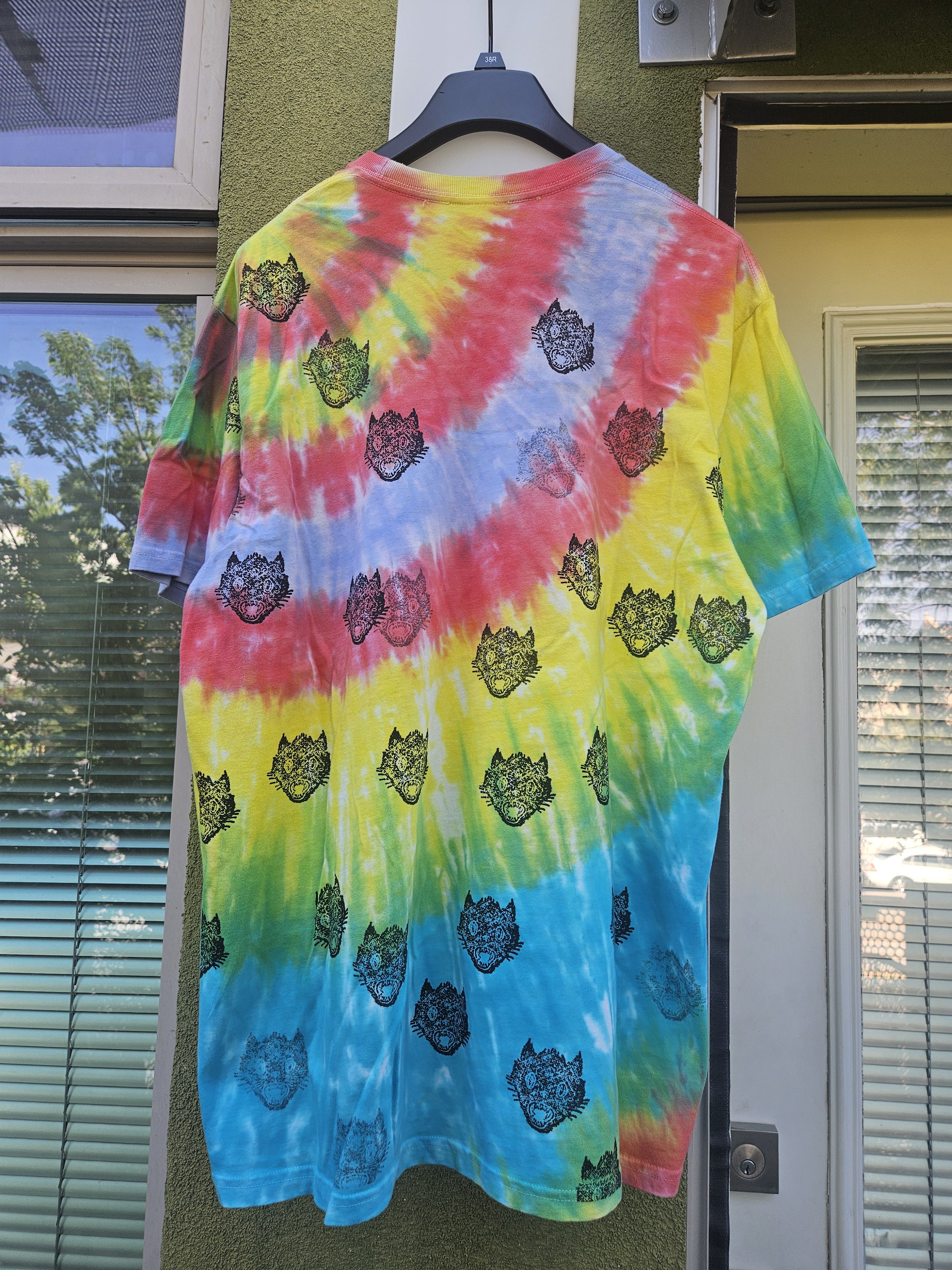 Supreme Oversized Morph Rainbow Tie Dye T Shirt Size US L / EU 52-54 / 3 - 2 Thumbnail