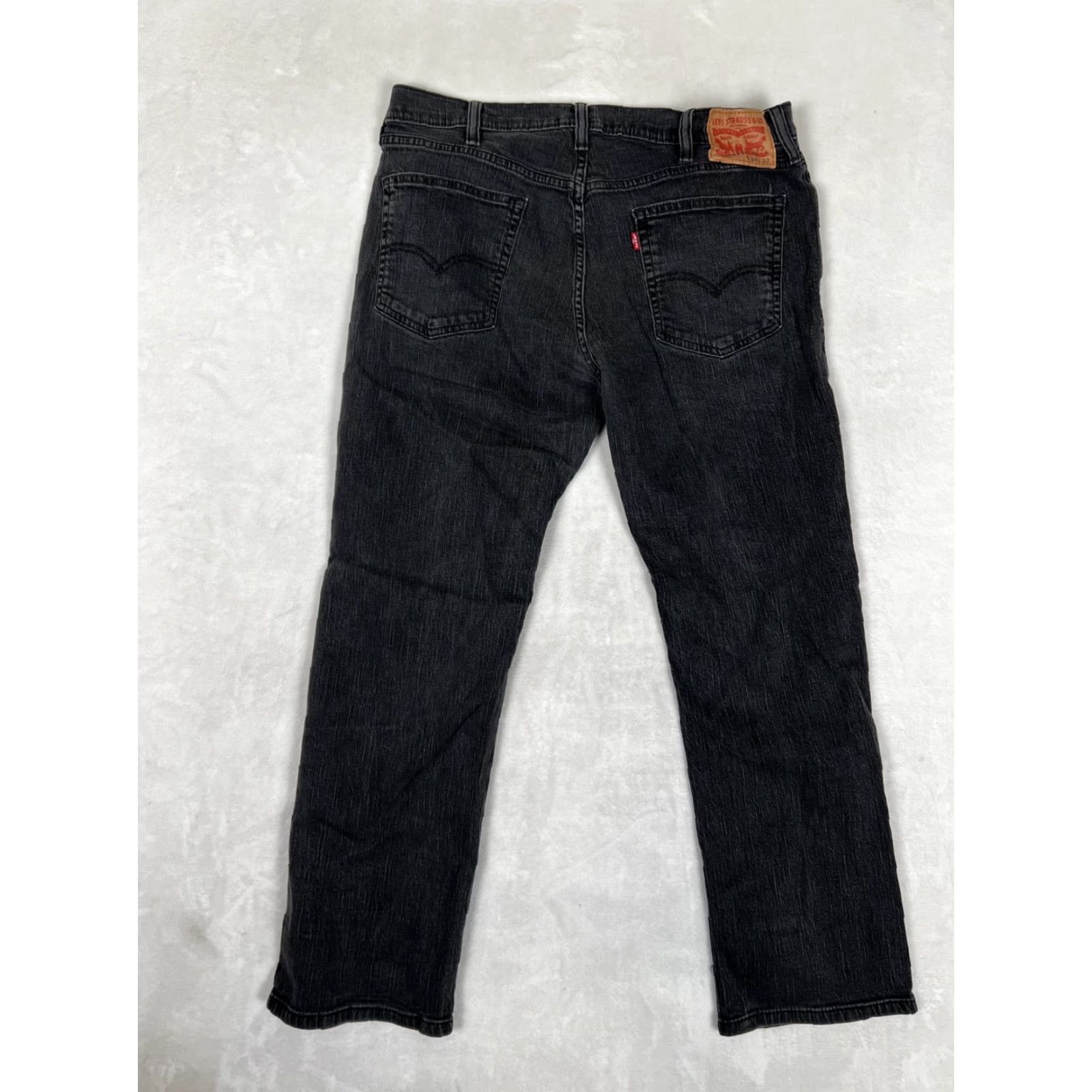 Levi's Levi’s 559 Jeans Men 38x32 Denim Black 5-Pocket Logo 90s USA Vintage Style Straight Relaxed Regular Fit Waist 38 Inseam 32 Size US 38 / EU 54 - 6 Thumbnail