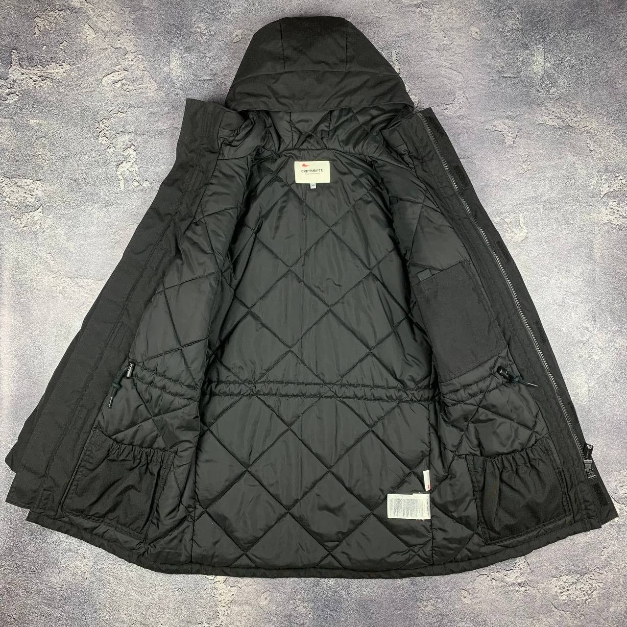 Carhartt Carhartt Unisex Black Hooded Parka Jacket Size XS Nylon Size US XS / EU 42 / 0 - 11 Thumbnail