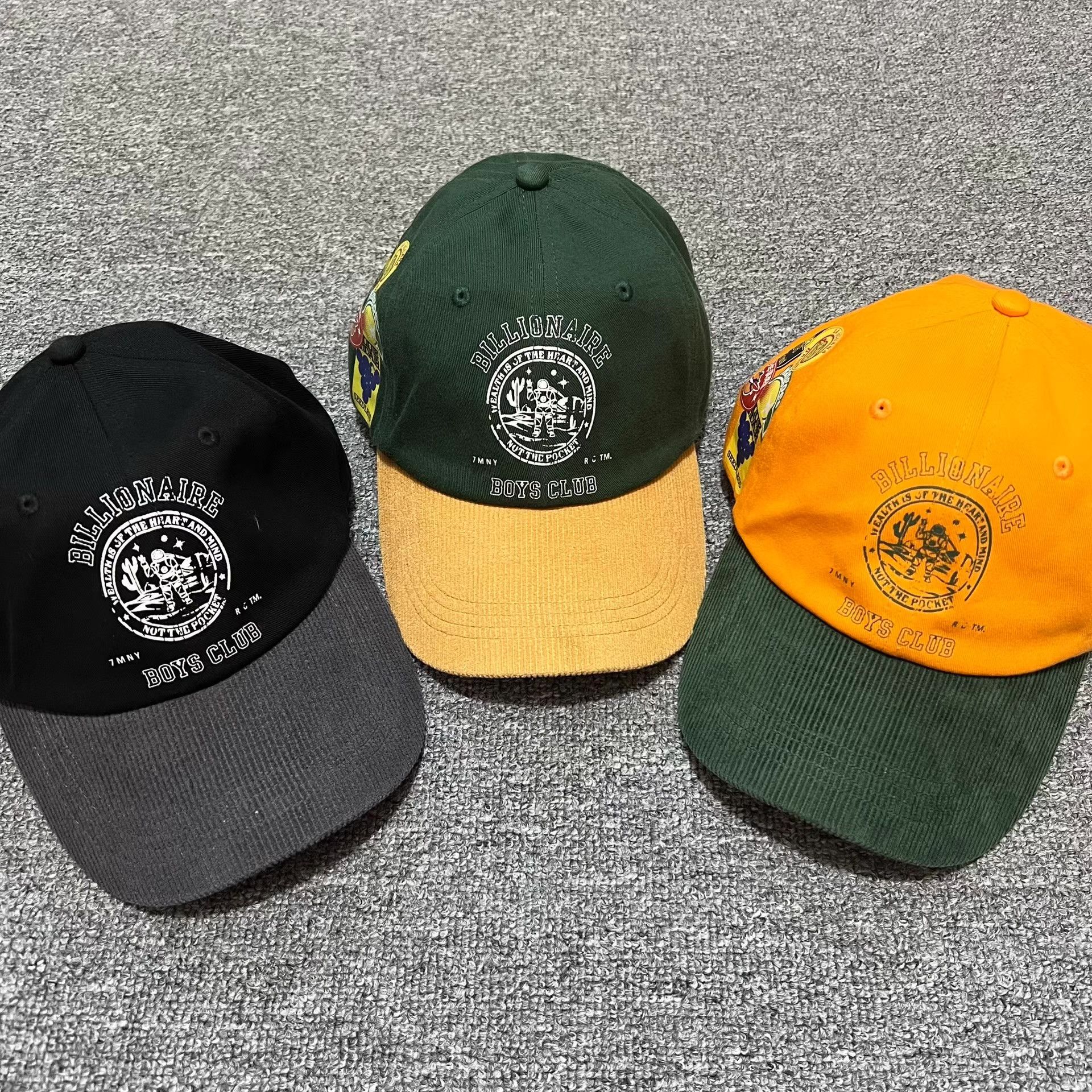 Billionaire Boys Club BBC Corduroy & Canvas Curved Brim Baseball Sun Hat Q7 Size ONE SIZE - 4 Thumbnail