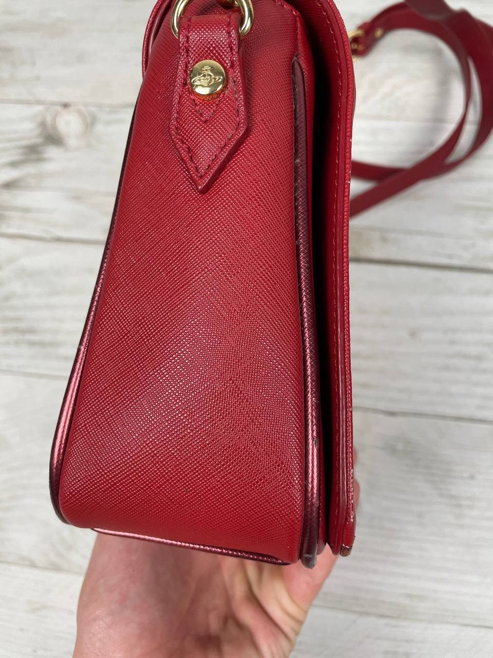 Vivienne Westwood Vivienne Westwood Anglomania Shoulders Bag Orb Leather Size ONE SIZE - 10 Thumbnail