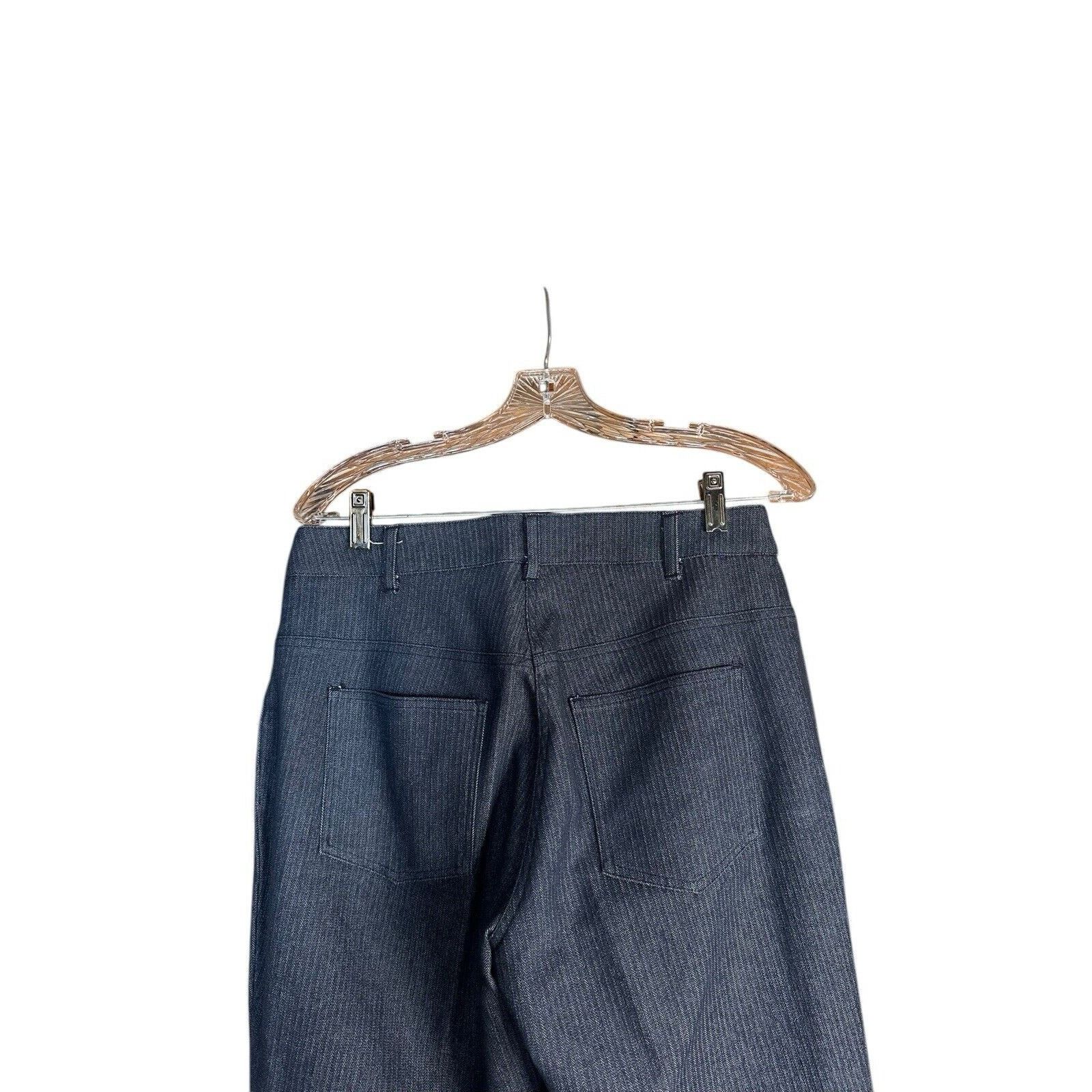 Other View Walter Blue Herringbone Denim Trouser Jeans Blazer 10 L Size 32" / US 10 / IT 46 - 5 Thumbnail