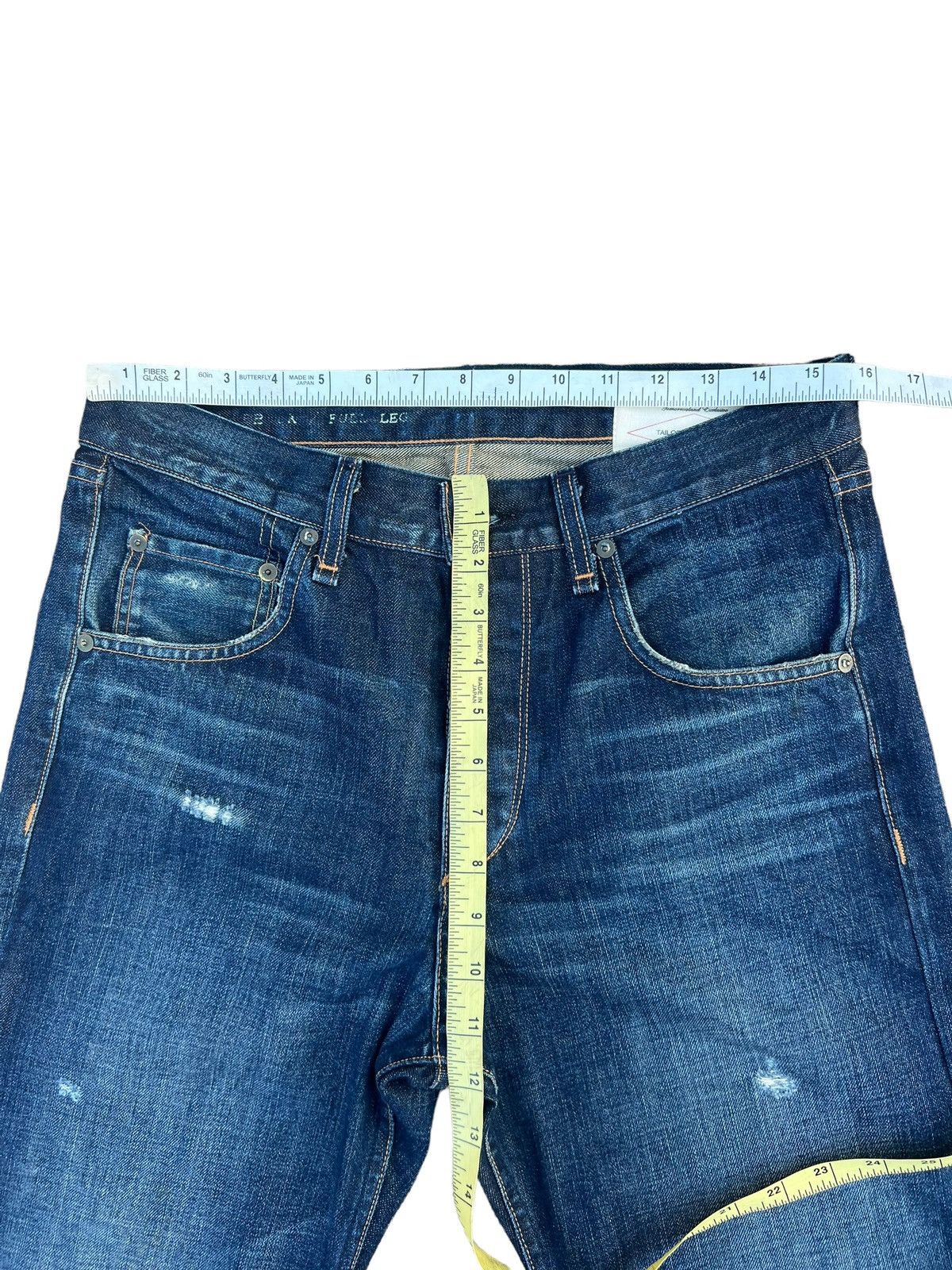 Rag & Bone Vintage Rag & Bone Distressed Patch Denim Flare Jeans Size US 30 / EU 46 - 3 Thumbnail