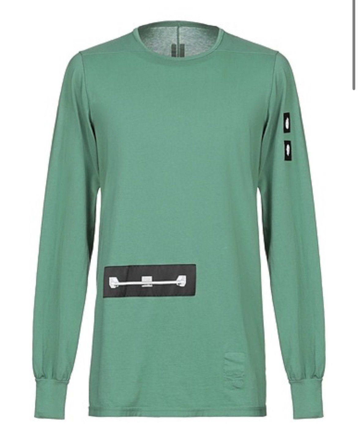 Rick Owens Rick Owens Long Sleeve Tee Size US S / EU 44-46 / 1 - 1 Thumbnail