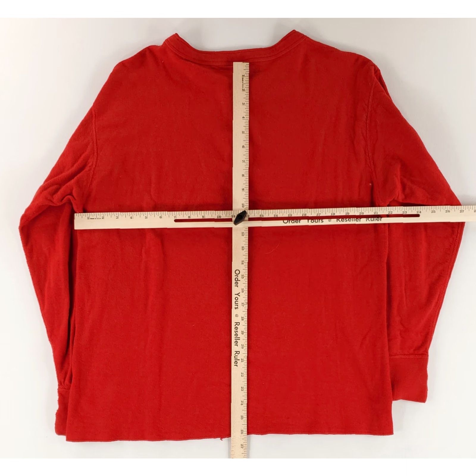 Vintage LL Bean River Driver's Shirt Two Layer Wool Cotton Made USA Red Mens L Size US L / EU 52-54 / 3 - 6 Thumbnail