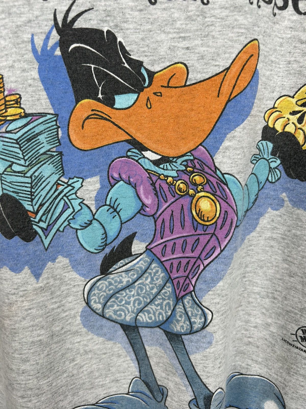 Vintage 1995 Daffy Duck Looney Tunes T Shirt Vintage Size US XL / EU 56 / 4 - 8 Thumbnail