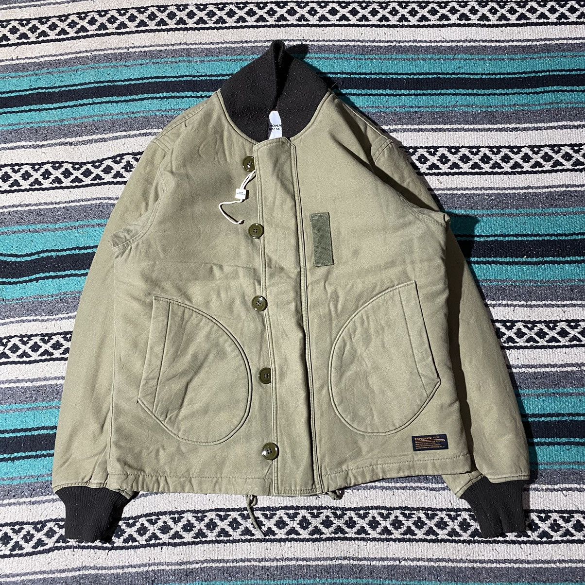Japanese Brand Espionage Raymond 1st Deck Jacket Olive Size US M / EU 48-50 / 2 - 1 Thumbnail