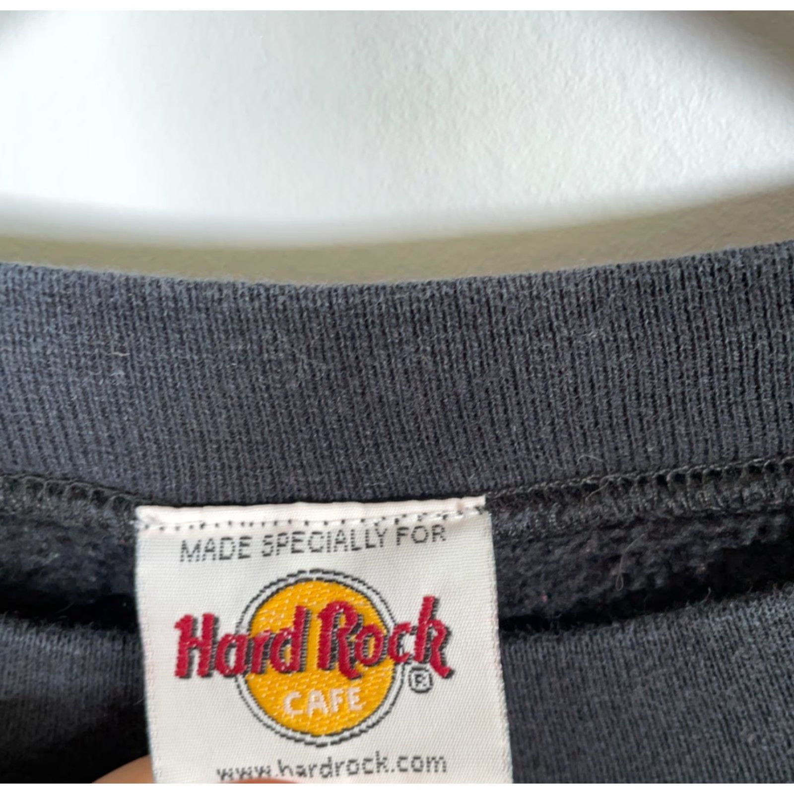 Hard Rock Cafe Vintage Yes Hard Rock Cafe Niagara Falls Sweatshirt Official Black Embroidered Medium Adult Size US M / EU 48-50 / 2 - 3 Thumbnail