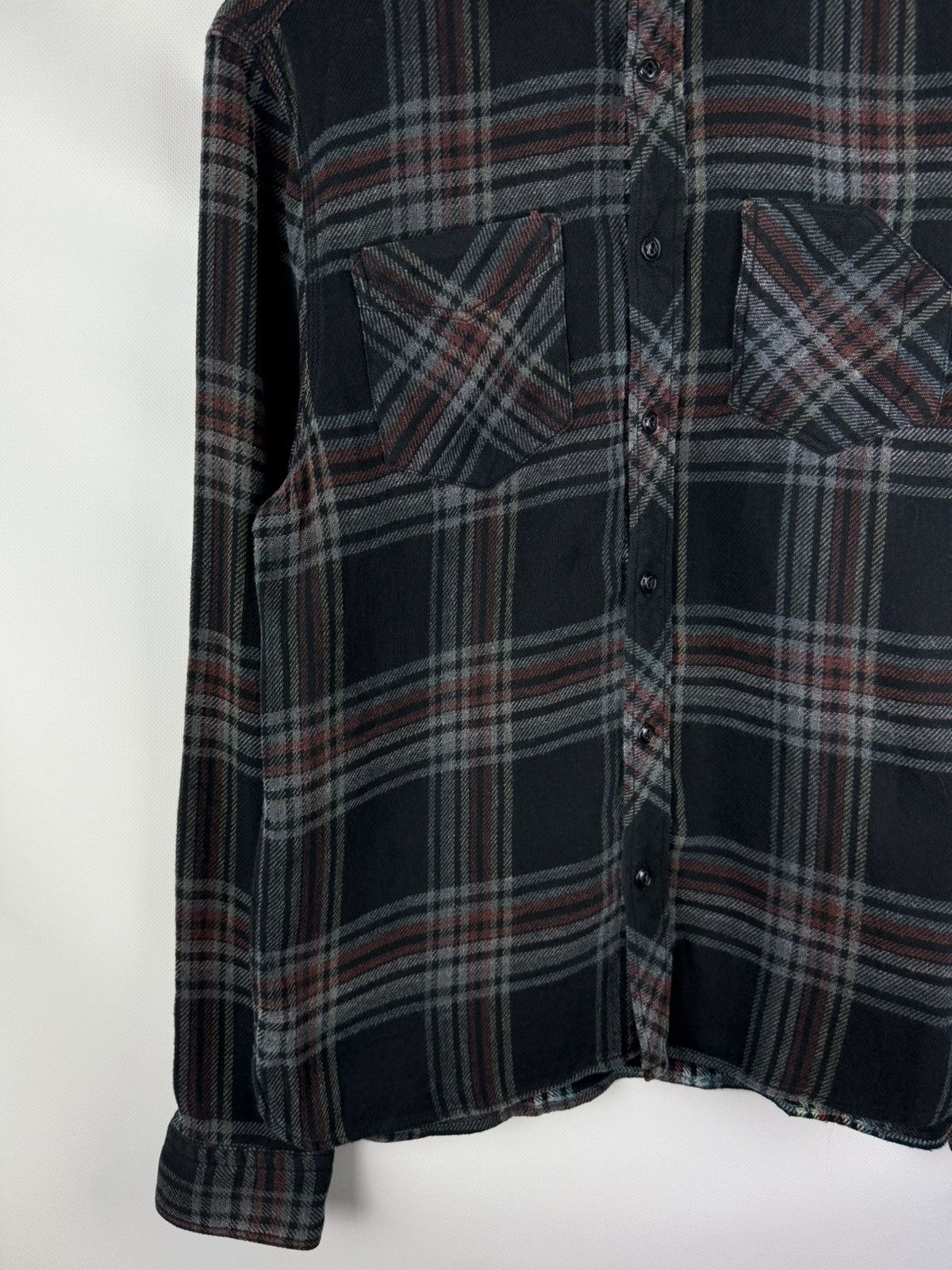 Allsaints Allsaints Finchley LS Men’s Plaid Flannel Button Up Shirt Size US L / EU 52-54 / 3 - 7 Thumbnail