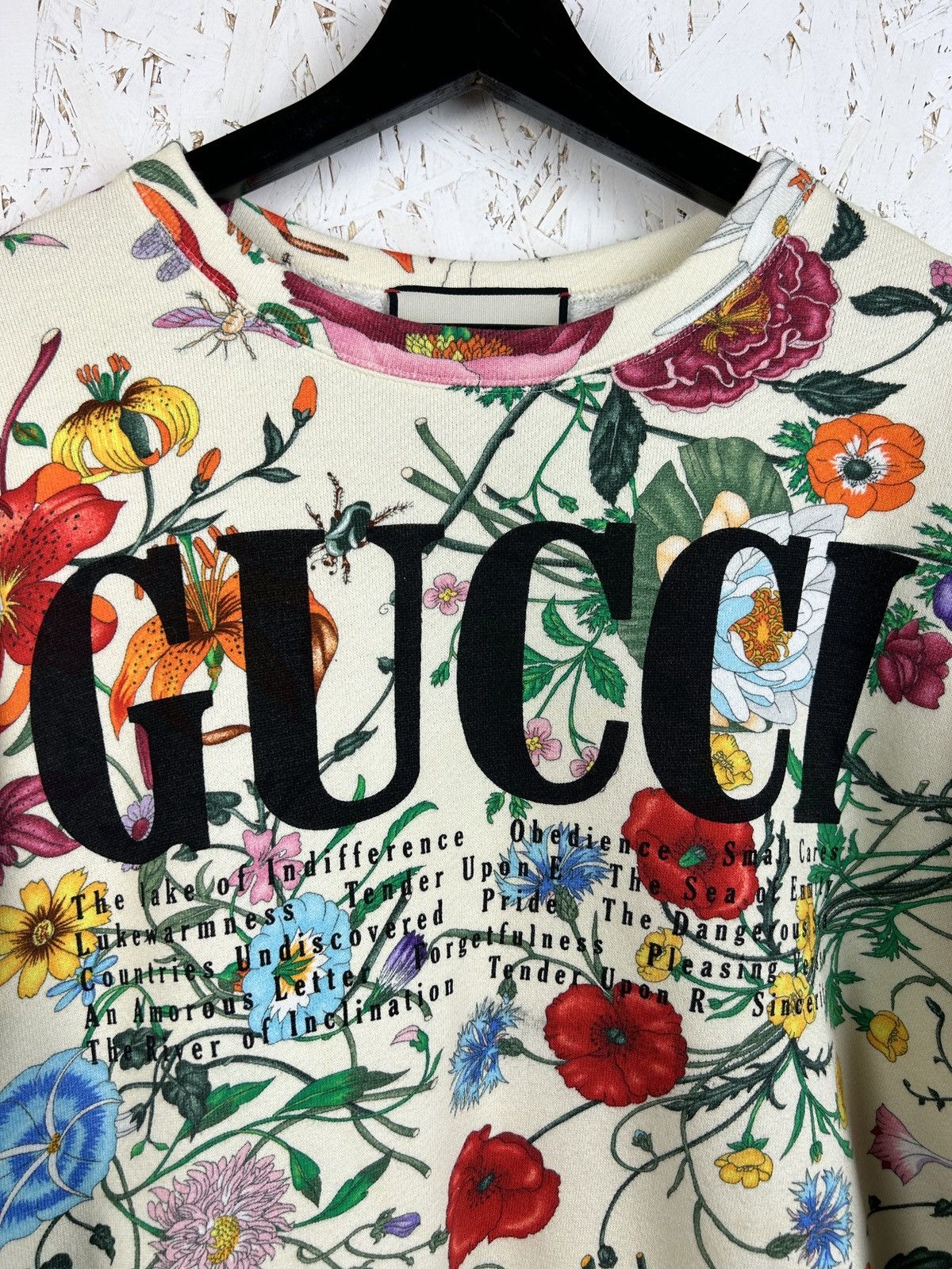 Gucci Gucci Floral Print Cotton Sweatshirt Crewneck XS Size XS / US 0-2 / IT 36-38 - 2 Thumbnail