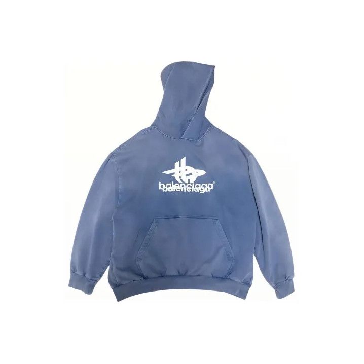 Balenciaga Balenciaga Comfort Long Sleeve Hoodie for Men Size US M / EU 48-50 / 2 - 1 Thumbnail