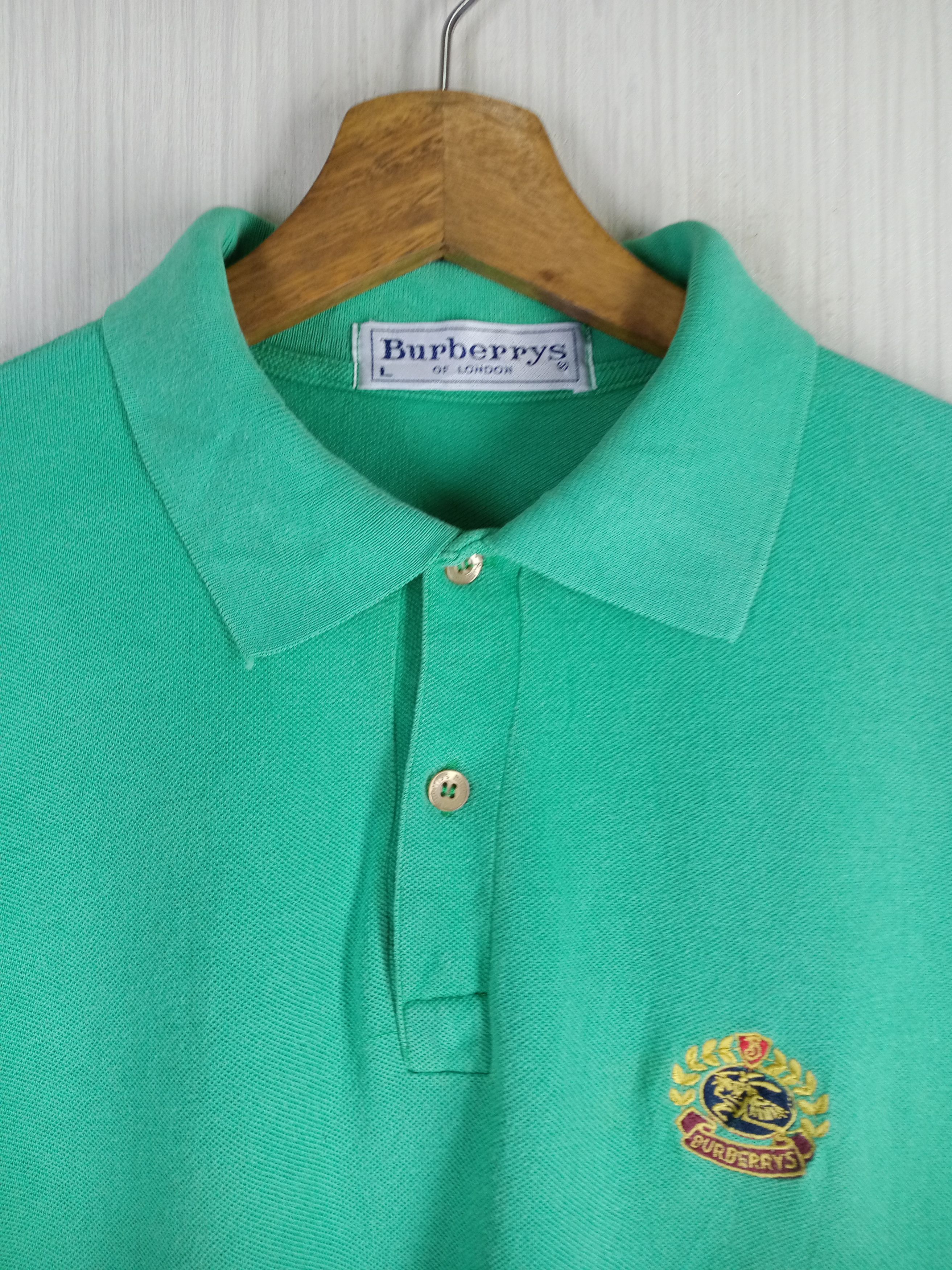 Burberry Rare Vintage Burberrys of London Polo Shirt Size US L / EU 52-54 / 3 - 2 Thumbnail