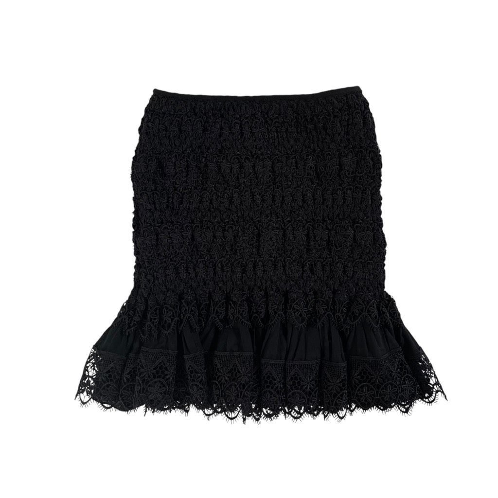 Charo Ruiz Charo Ruiz Ibiza Fleur Mini Skirt in Black Size 27" / US 4 / IT 40 - 3 Thumbnail
