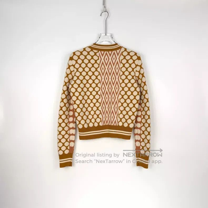 Hermes Hermes Orange coffee color rope pattern wool sweater Size XS / US 0-2 / IT 36-38 - 4 Thumbnail