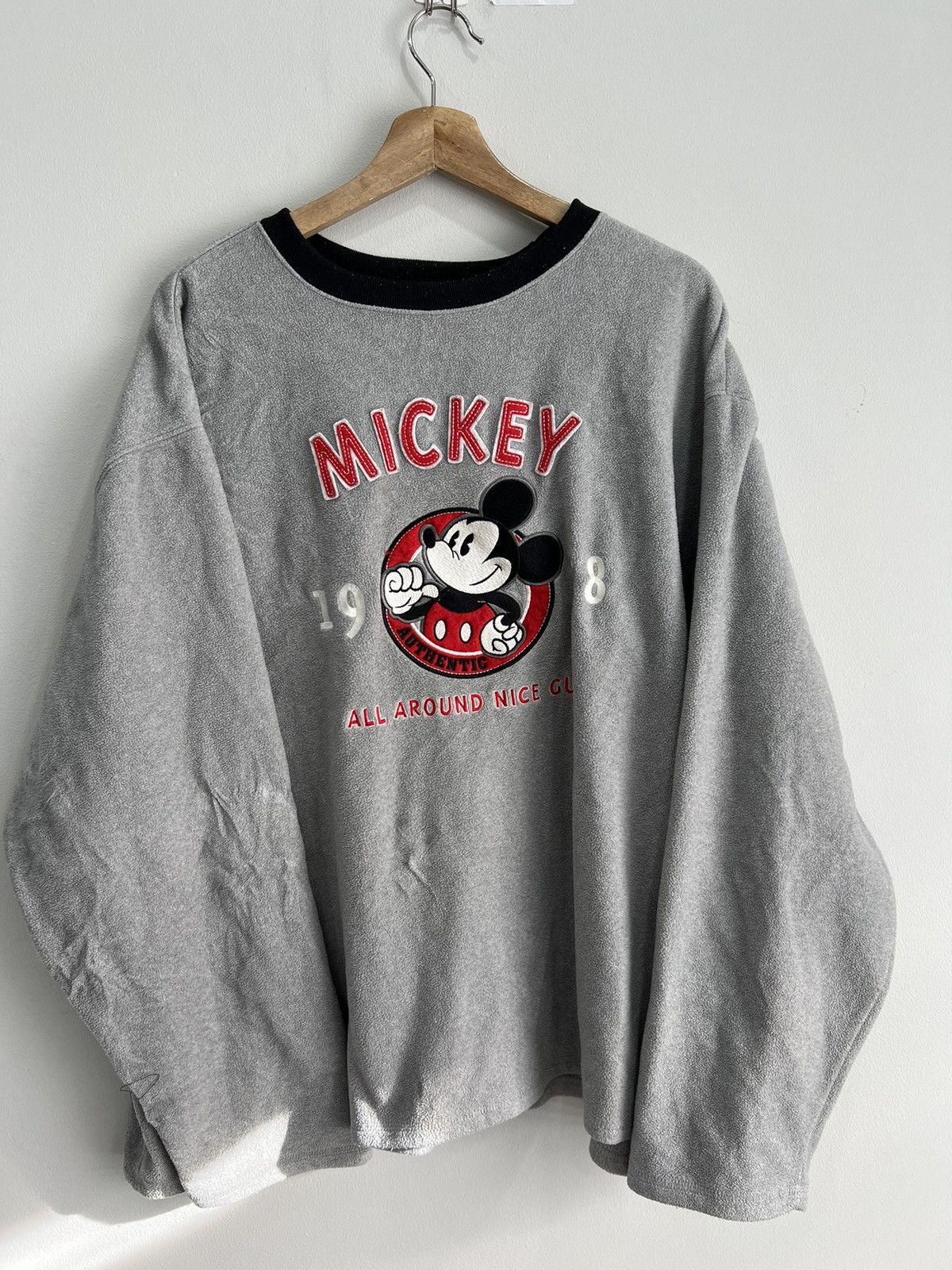 Vintage Vintage Mickey Mouse Fleece Sweater Crewneck disney xxl Size US XXL / EU 58 / 5 - 1 Thumbnail