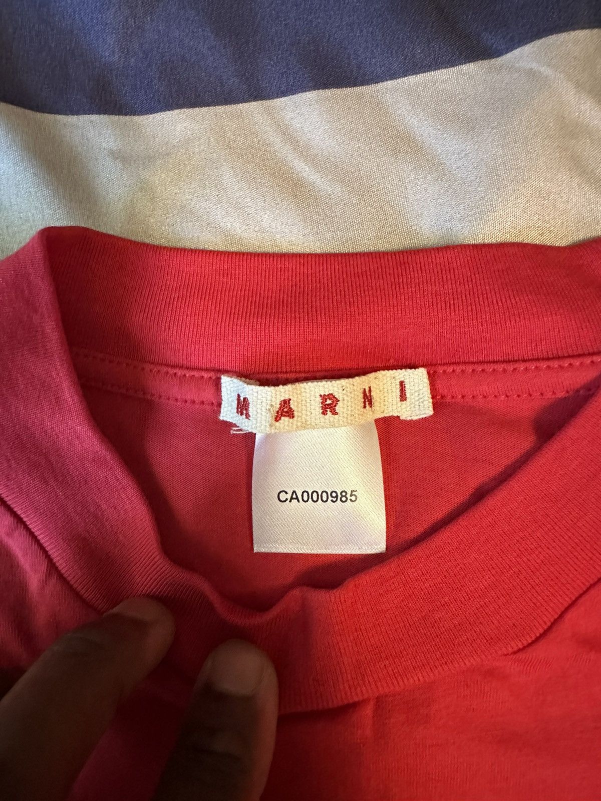 Marni Marni Logo Tee Size US L / EU 52-54 / 3 - 5 Thumbnail