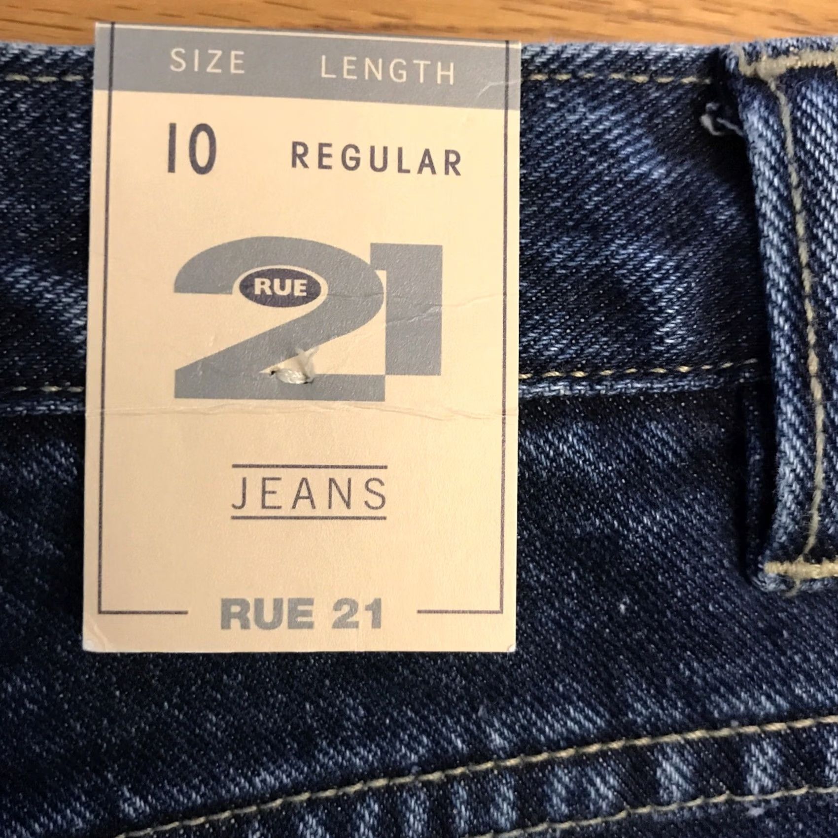 Vintage Rue 21 Jeans Bootcut Denim NWT Size 10 Regular Women’s Cotton 32W 31.5 Inseam Blue Size 32" / US 10 / IT 46 - 5 Thumbnail