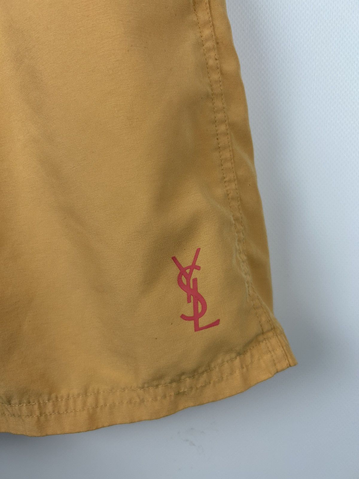 Yves Saint Laurent Vintage Yves Saint Laurent Swim Shorts Men’s Size XL Yellow Size US 36 / EU 52 - 3 Thumbnail
