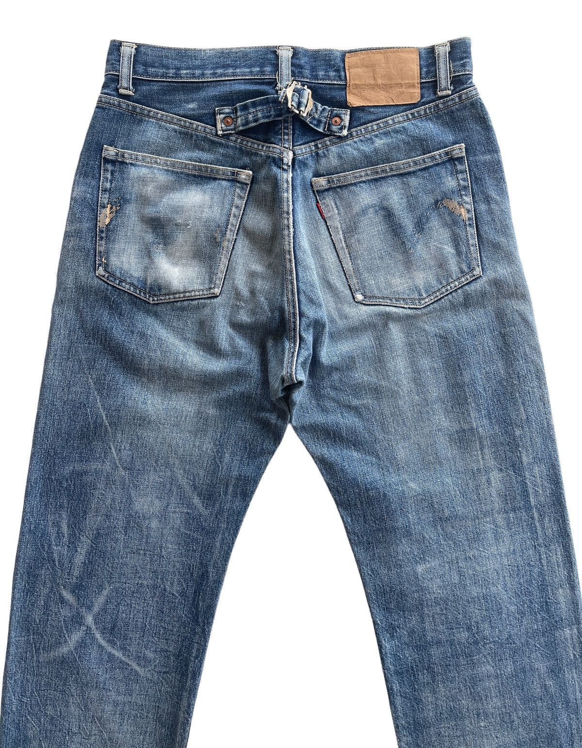 Japanese Brand Vintage Japanese Distressed Buckleback Selvedge Jeans Size US 30 / EU 46 - 4 Thumbnail