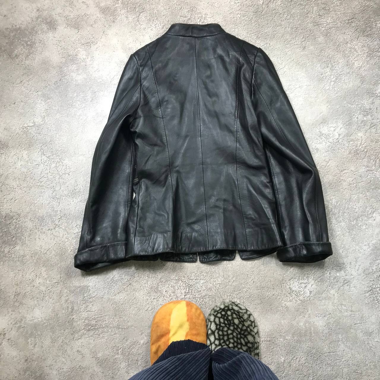 Japanese Brand VINTAGE Y2K LEATHER JACKET JAPAN CASUAL STREETWEAR 90s Size M / US 6-8 / IT 42-44 - 6 Thumbnail