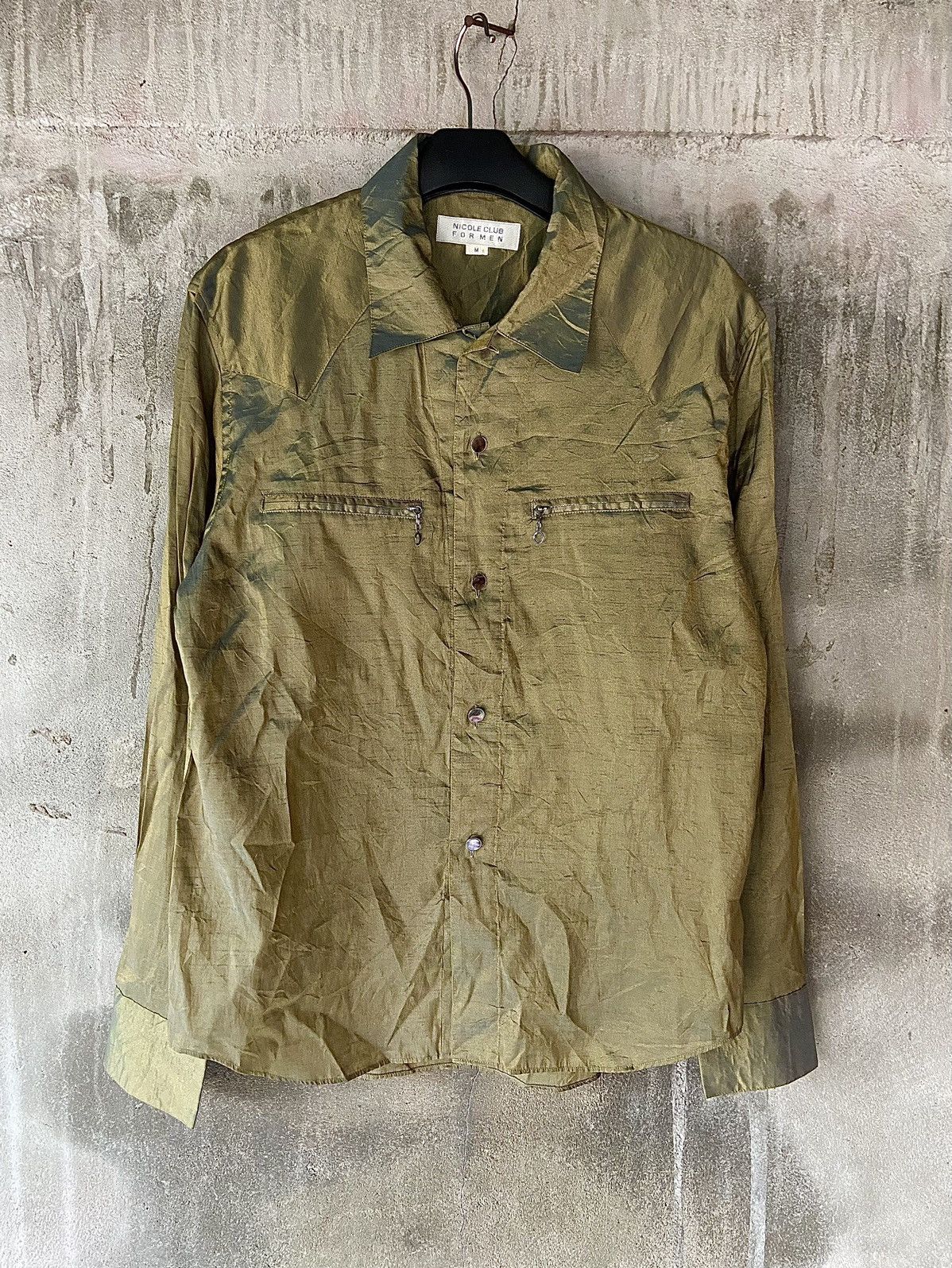 Nicole Club NICOLE CLUB FOR MEN GRADATION COLOR BUTTON DOWN SHIRT Size US M / EU 48-50 / 2 - 1 Thumbnail