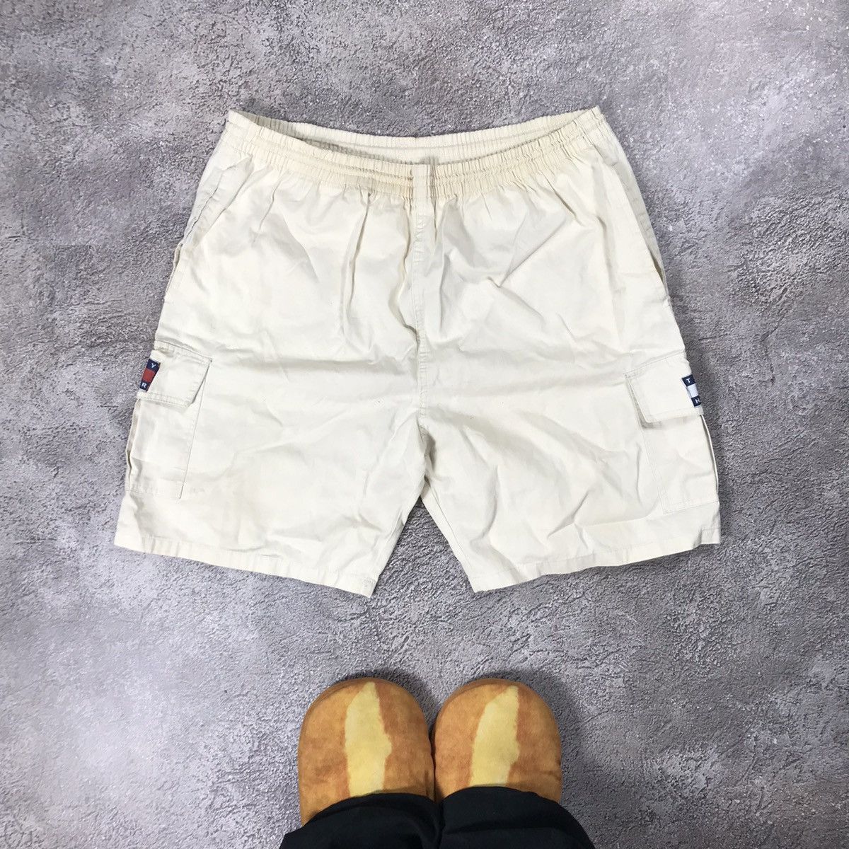 Vintage Vintage Y2K Baggy Cargo Shorts Streetwear Workwear Logo 34 Size US 34 / EU 50 - 1 Thumbnail