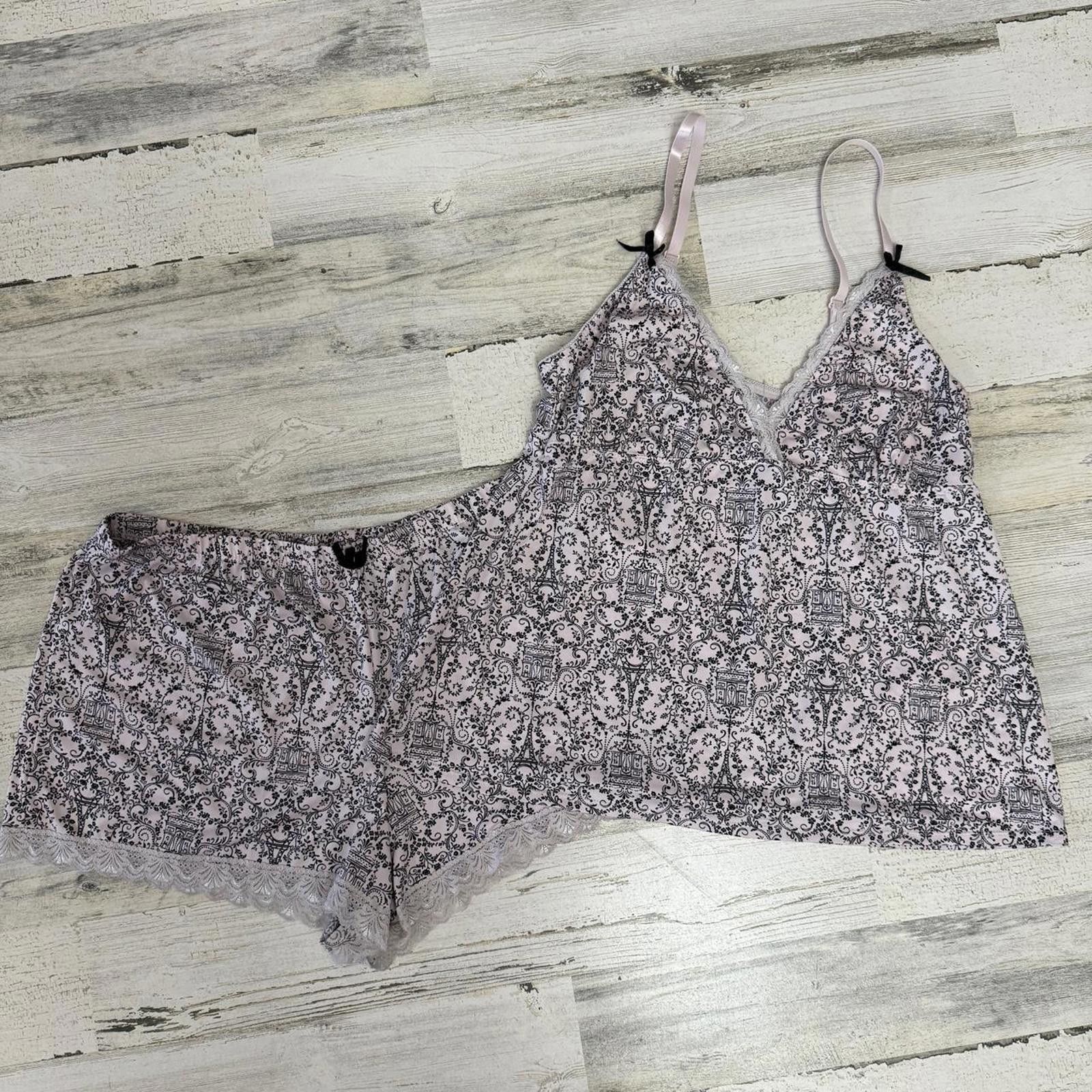 Designer Paris Coquette Pajama Set XL Size ONE SIZE - 1 Thumbnail