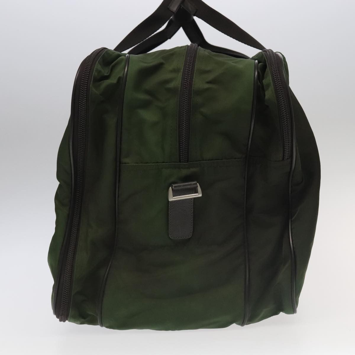 Prada PRADA Boston Bag Nylon Khaki Silver Size ONE SIZE - 4 Thumbnail