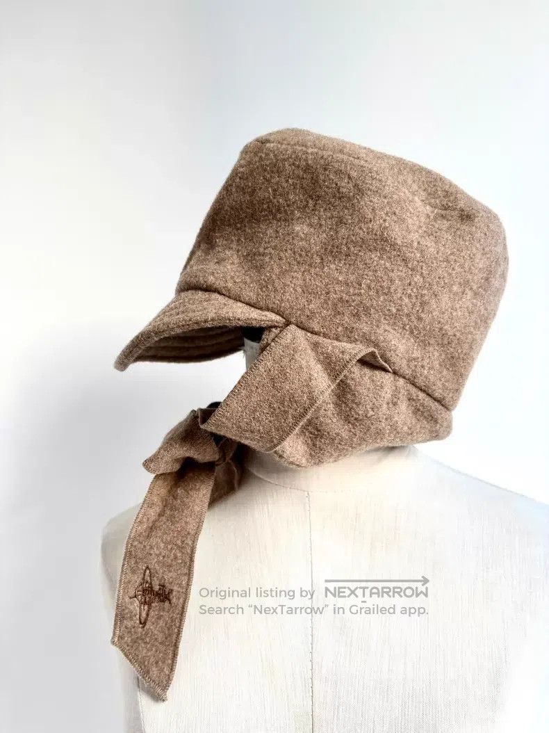 Vivienne Westwood Vivienne Westwood Second-hand beige tweed wool beret with Size ONE SIZE - 4 Thumbnail