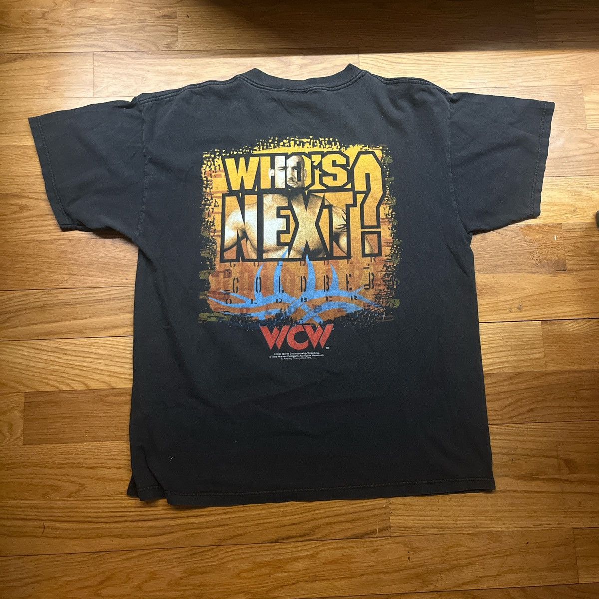 Vintage × WCW/nWo VINTAGE 90s WCW GOLDBERG WHO’S NEXT SHIRT L/XL Size US XL / EU 56 / 4 - 2 Thumbnail