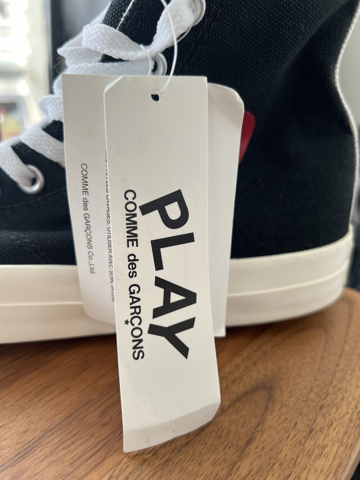 Comme des Garcons PLAY RARE 2012 Small Heart CDG Comme des Garcons PLAY x Converse Size US 9 / EU 42 - 8 Thumbnail