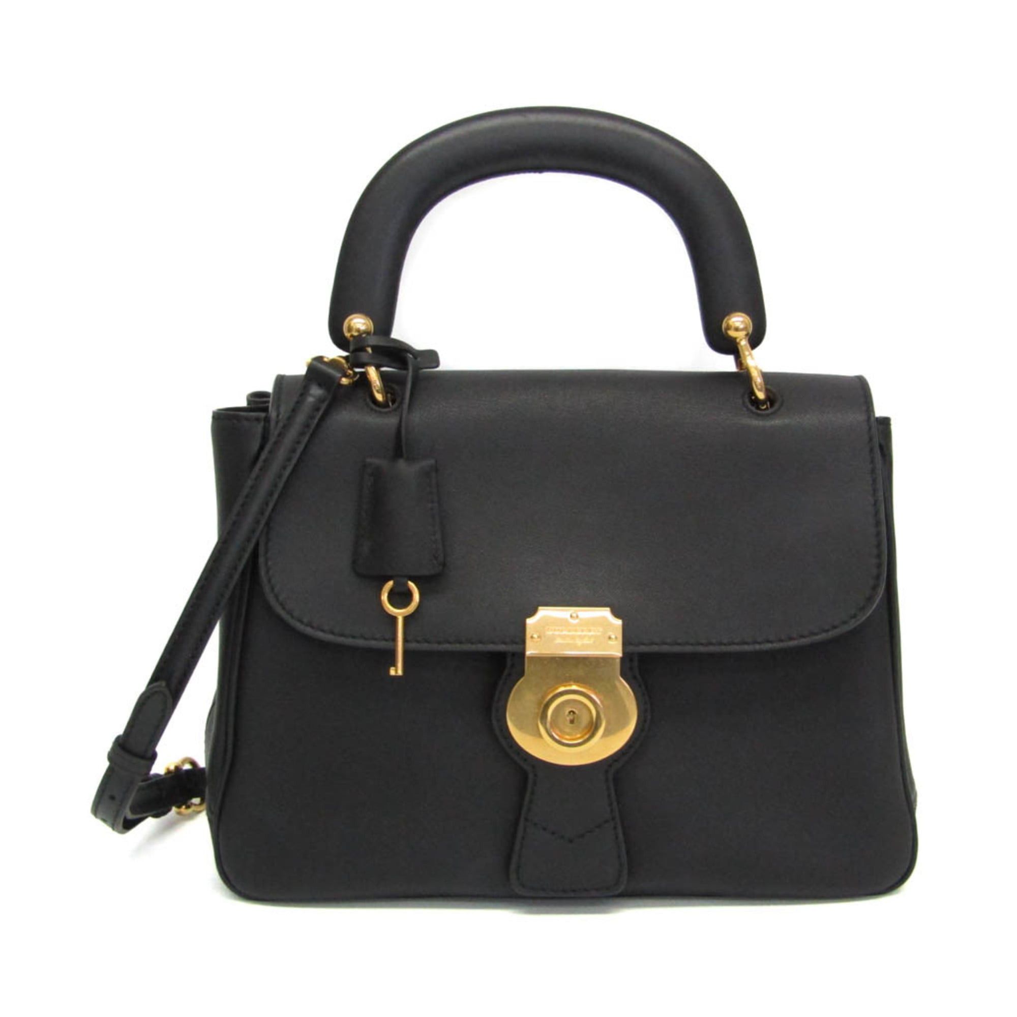 Burberry Burberry 4054220 Women's Leather Handbag,Shoulder Bag Black Size ONE SIZE - 1 Thumbnail
