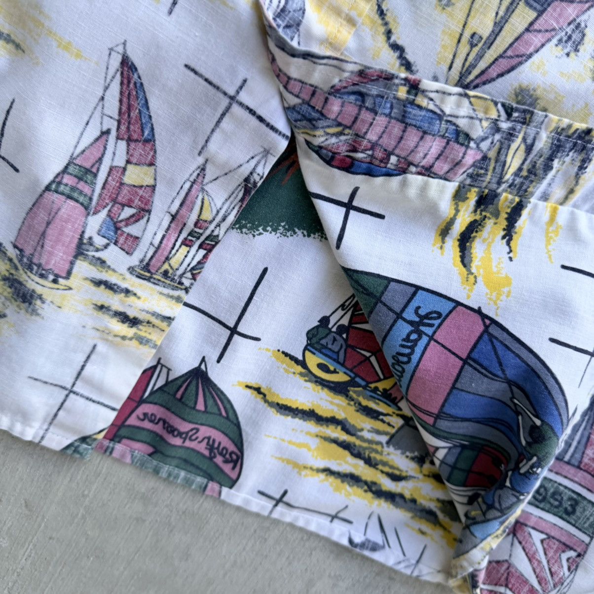 Reyn Spooner Vintage Reyn Spooner Hawaiian Shirt Sailing Australia Size US XL / EU 56 / 4 - 6 Thumbnail