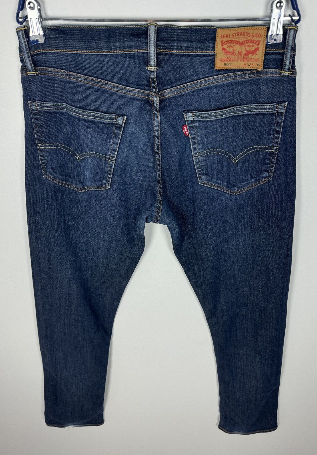 Levi's Levi’s 504 Regular Straight Denim Jeans Size US 32 / EU 48 - 8 Thumbnail