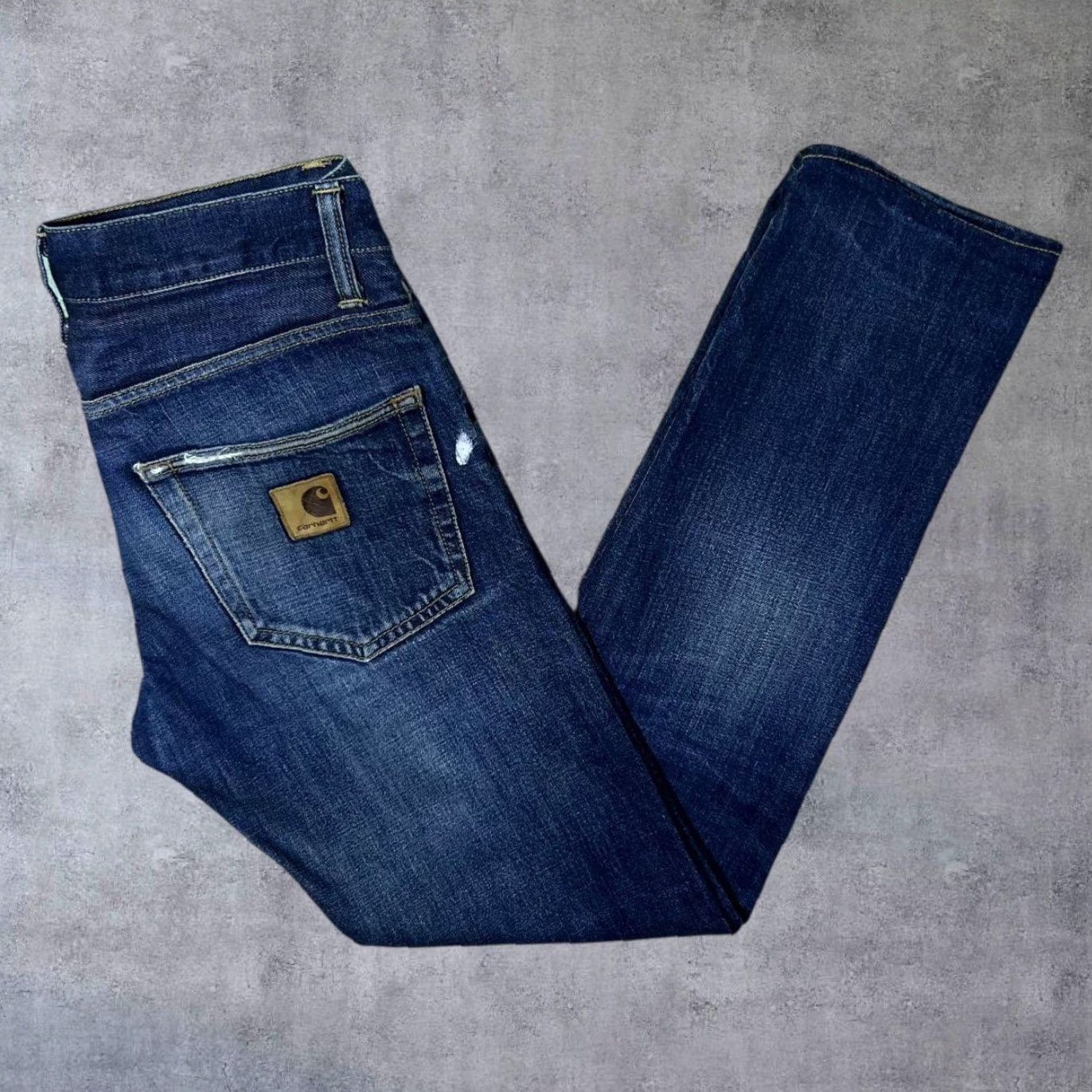 Carhartt Carhartt Klondike Pant II Blue Denim Regular Tapered Fit Jeans 29 x 32 Mens Jeans Denim Blue Size US 29 - 2 Thumbnail